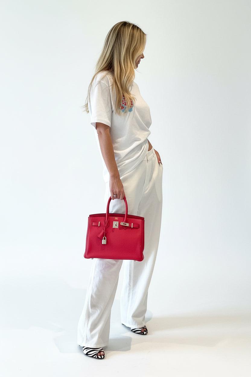 Hermès Birkin 30 Rose Extreme Togo Palladium Hardware