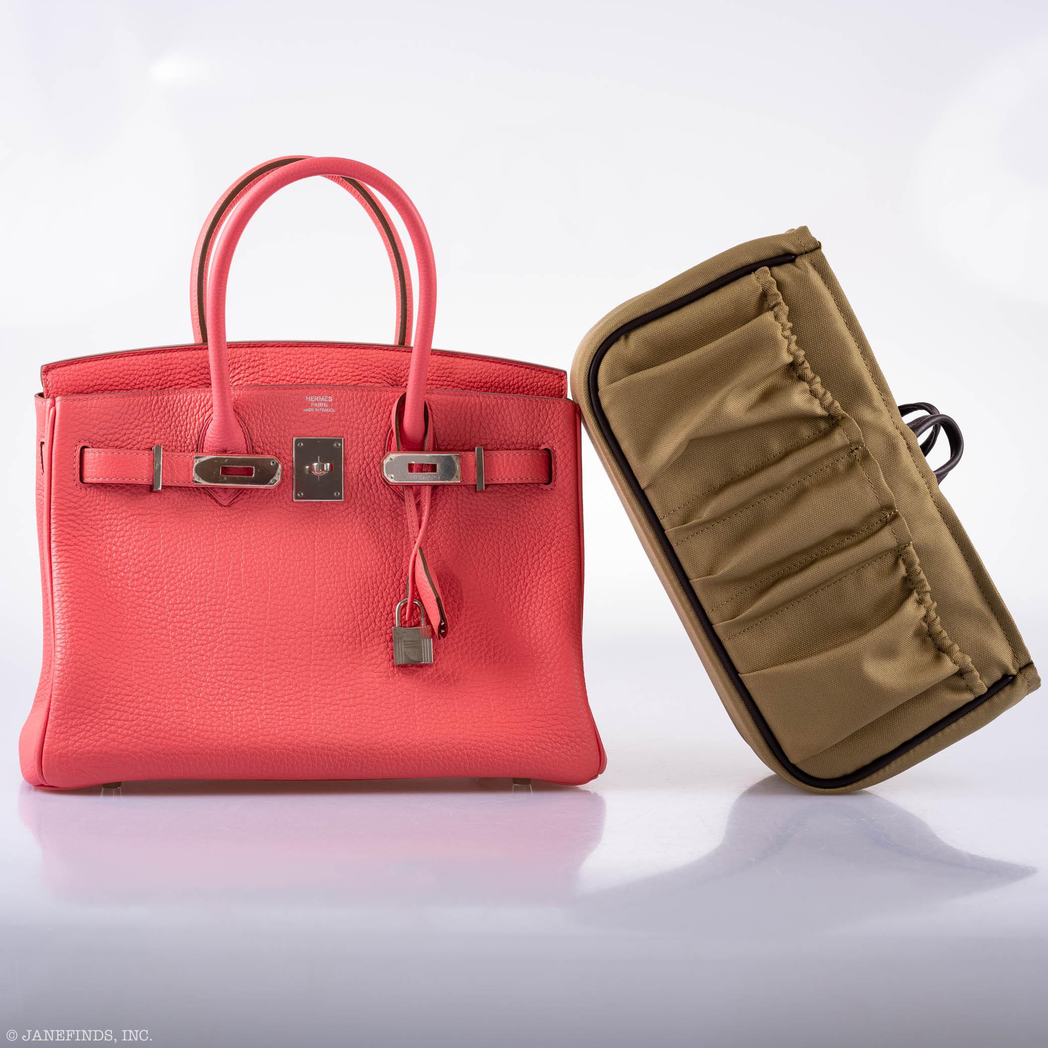 Hermès Birkin 30 Rose Lipstick Togo Palladium Hardware