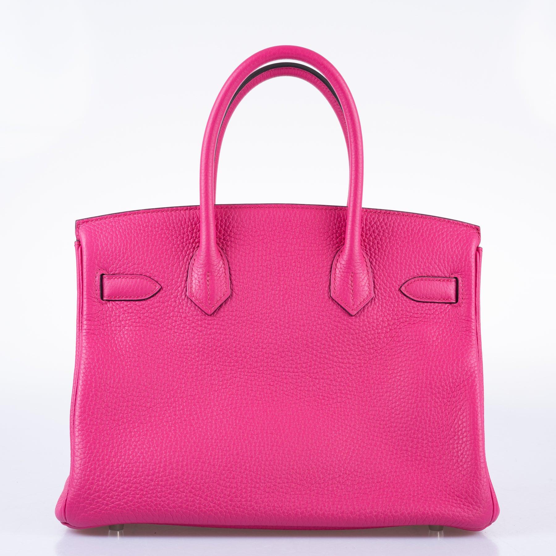 Hermès Birkin 30 Rose Shocking Togo Palladium Hardware