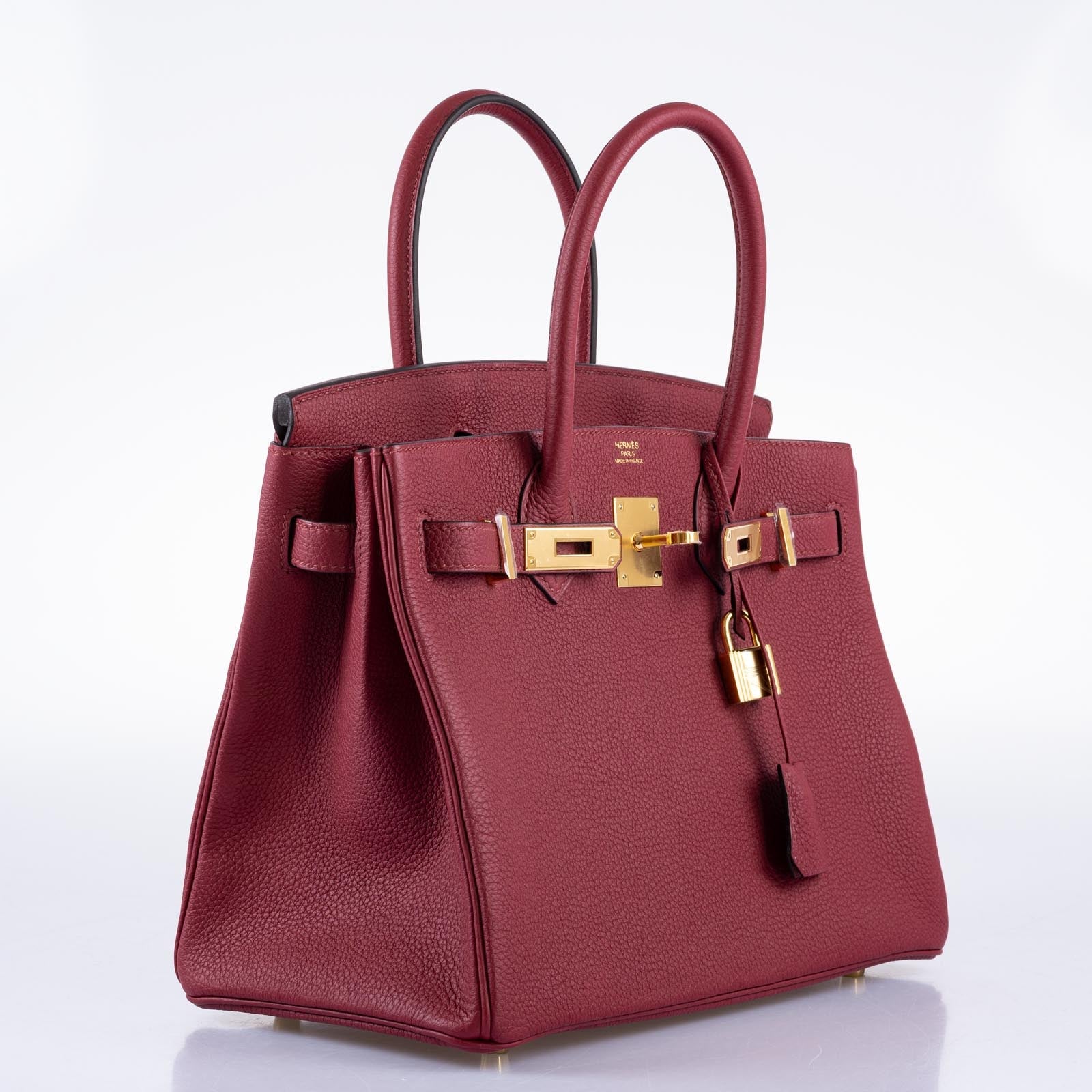 Hermès Birkin 30 Rouge Grenat Togo Gold Hardware