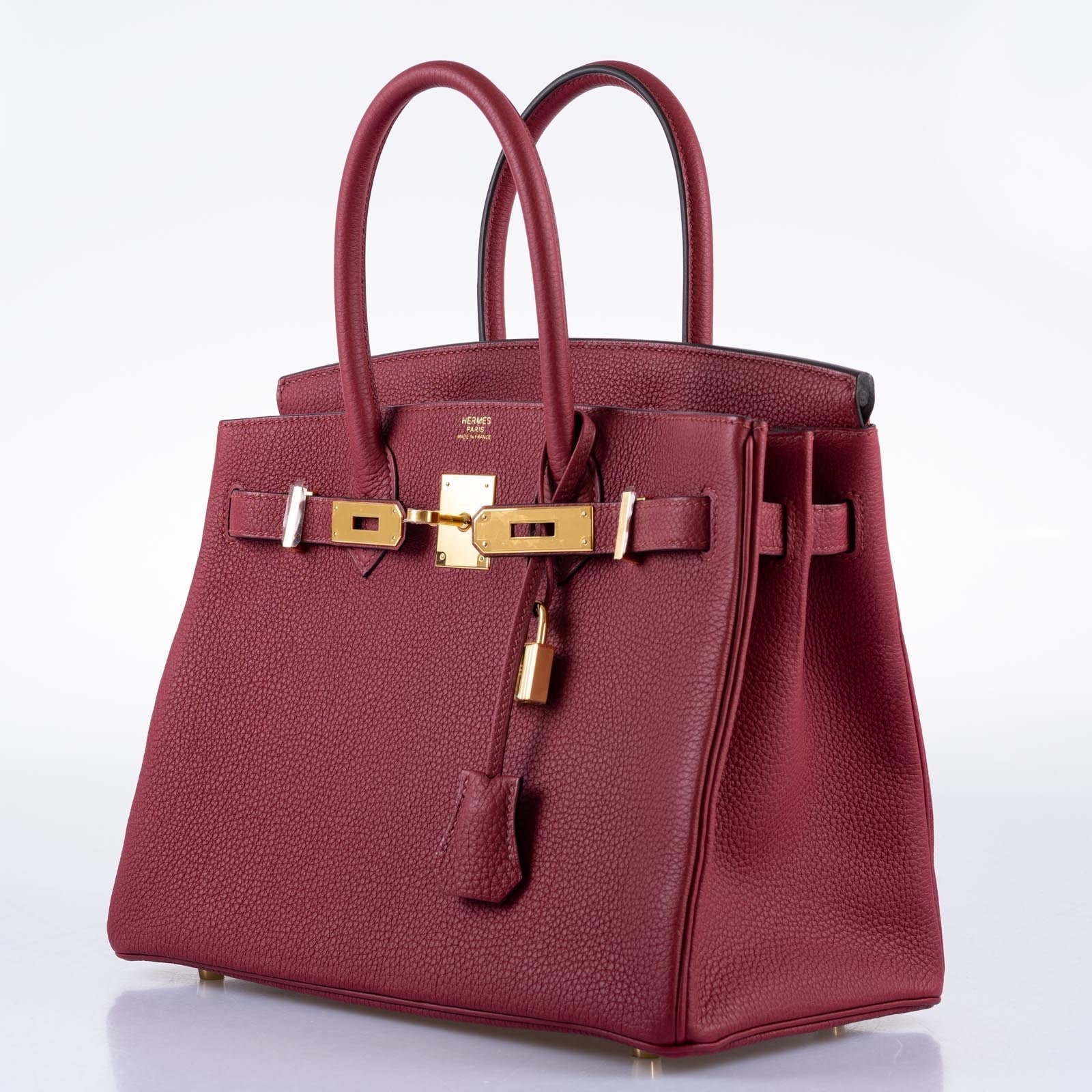 Hermès Birkin 30 Rouge Grenat Togo Gold Hardware