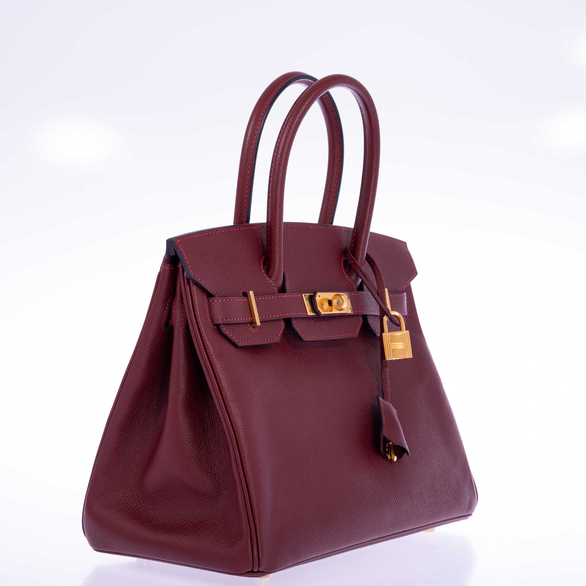 Hermès Birkin 30 Rouge H Epsom Gold Hardware