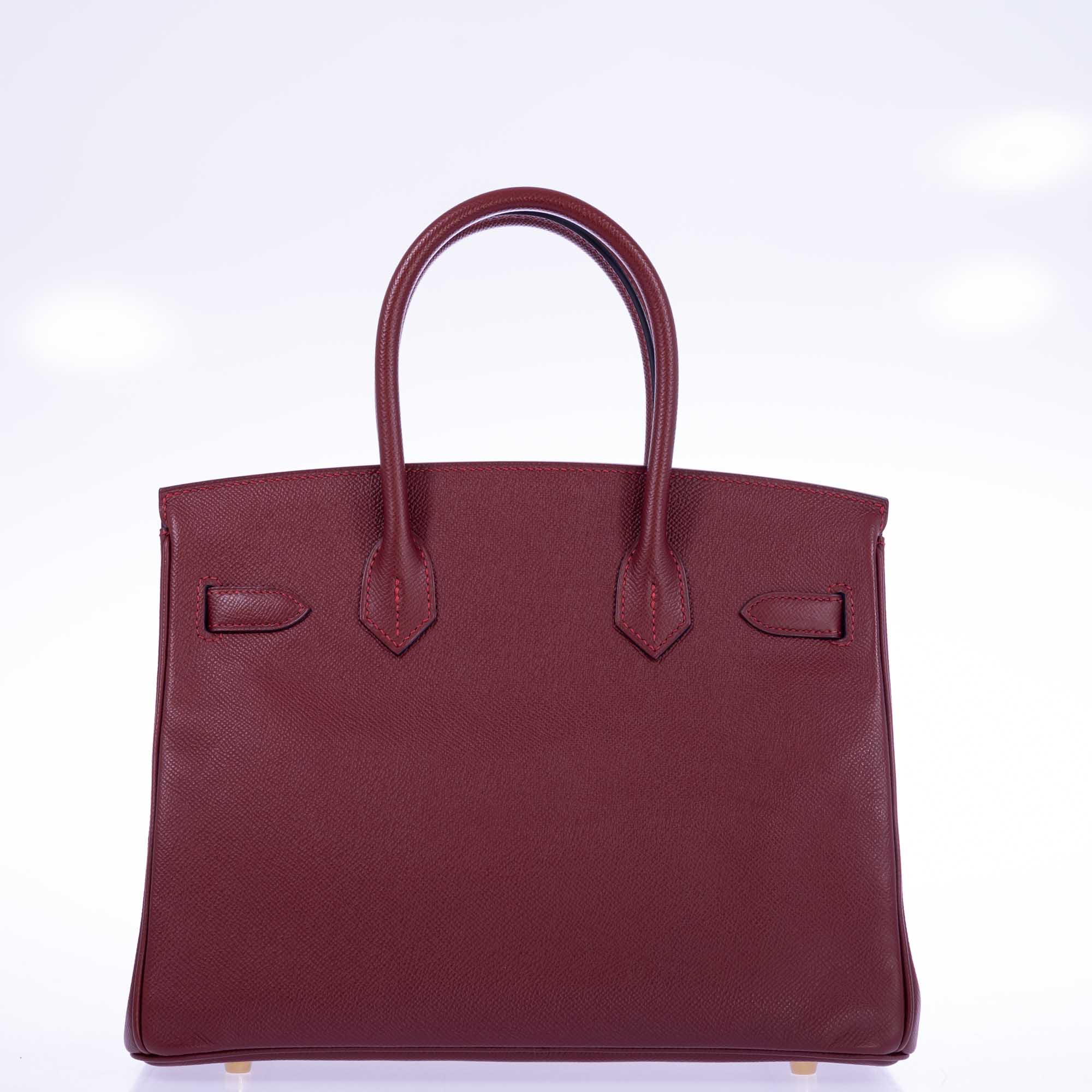 Hermès Birkin 30 Rouge H Epsom Gold Hardware