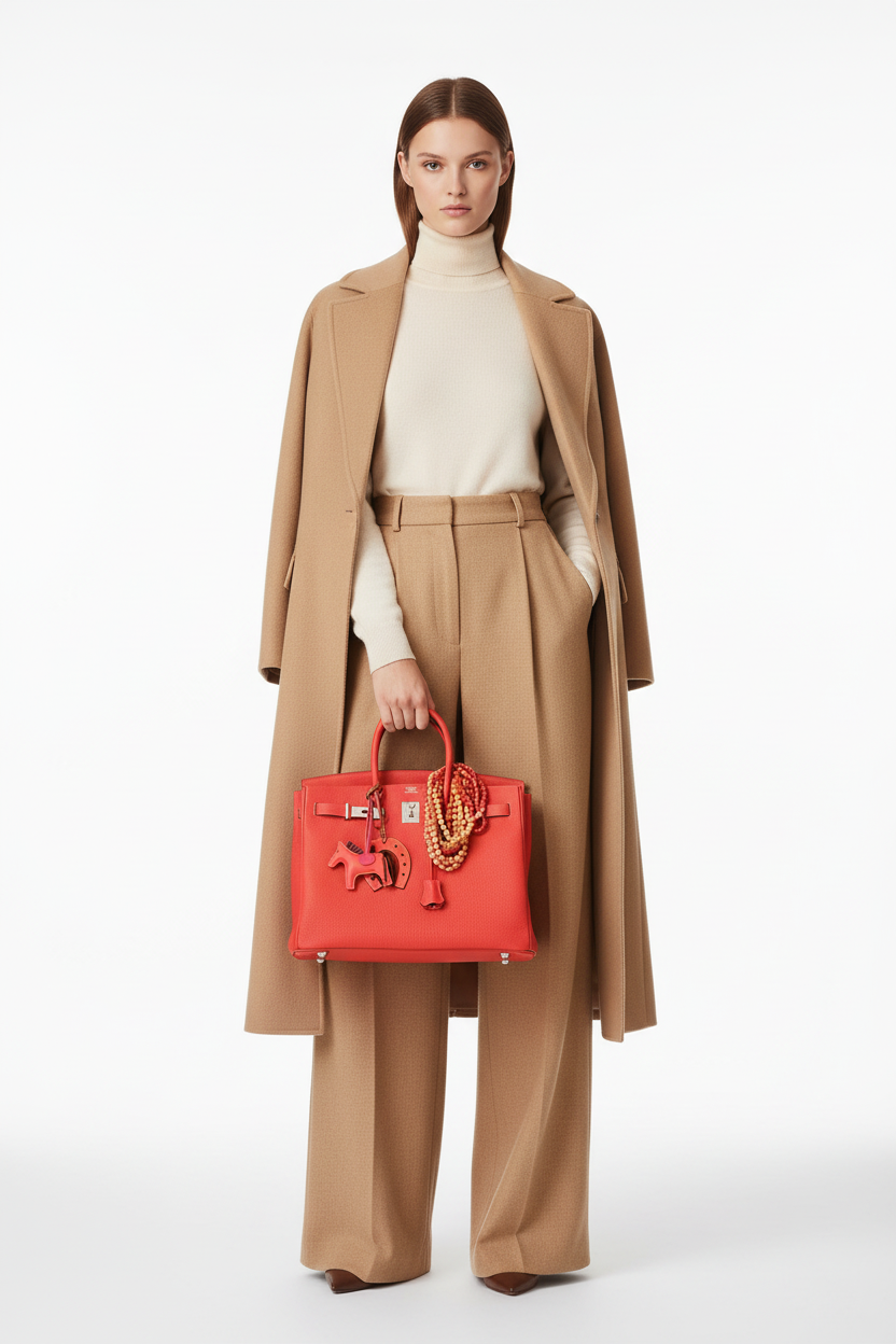 Hermès Birkin 30 Rouge Pivoine Clemence Palladium Hardware