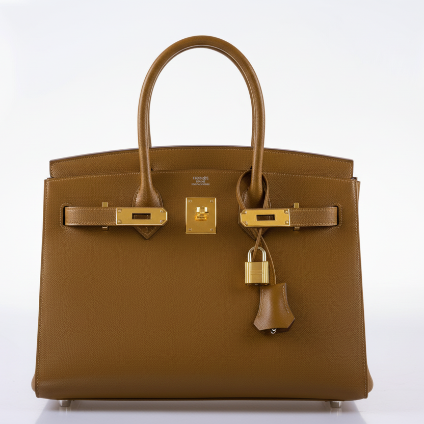 Hermès Birkin 30 Sellier Bronze Doré Madame Gold Hardware