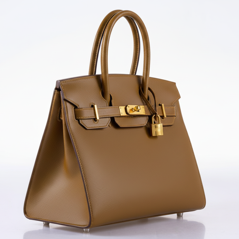 Hermès Birkin 30 Sellier Bronze Doré Madame Gold Hardware