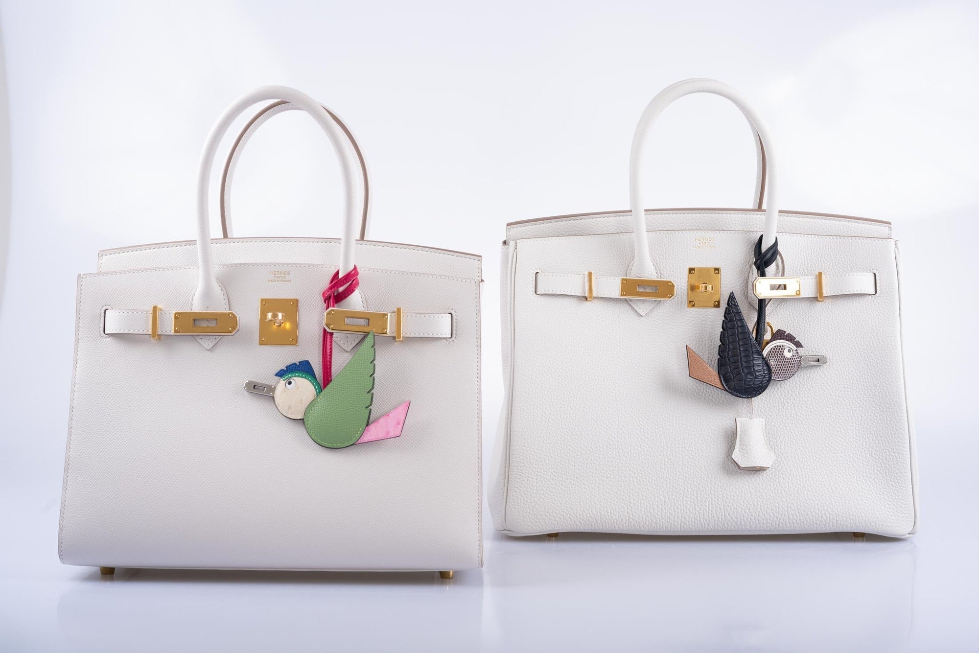 Hermès Birkin 30 Sellier Gris Pâle Epsom Gold Hardware