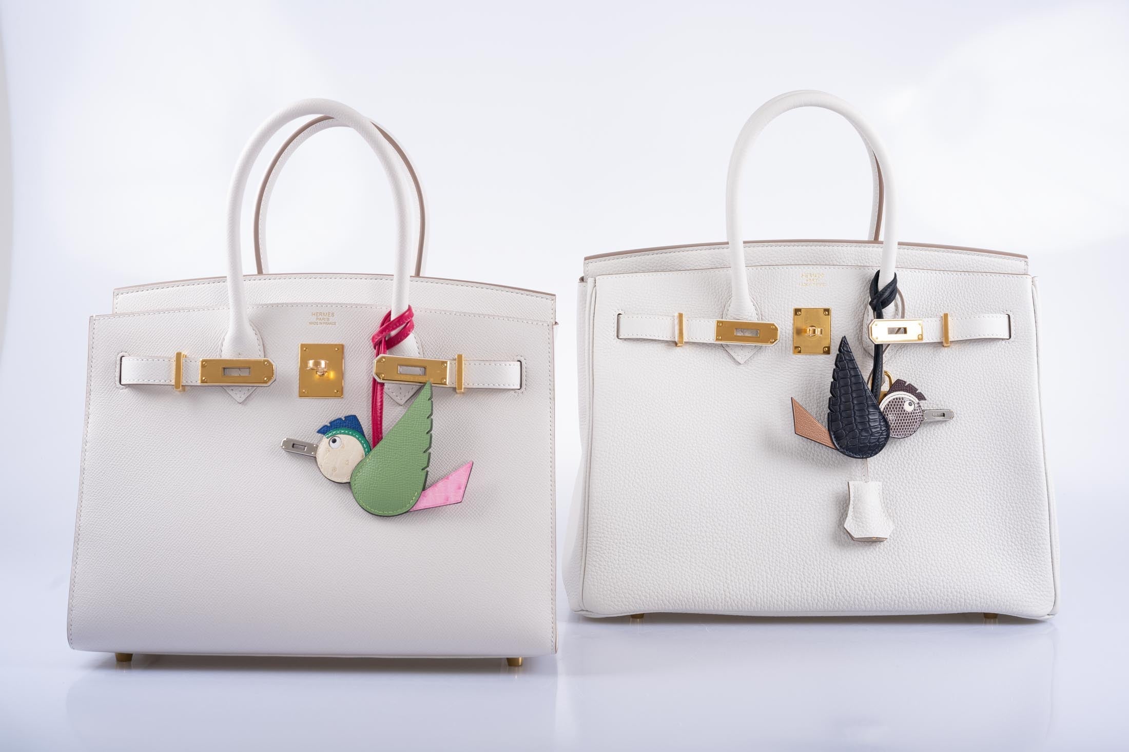 Hermès Birkin 30 Sellier Gris Pâle Epsom Gold Hardware