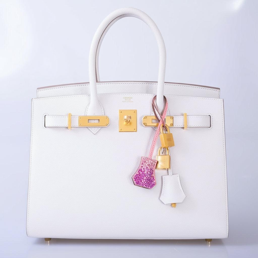 Hermès Birkin 30 Sellier Gris Pâle Epsom Gold Hardware