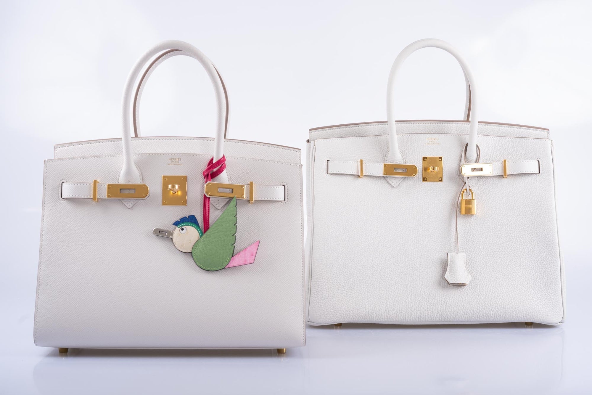 Hermès Birkin 30 Sellier Gris Pâle Epsom Gold Hardware