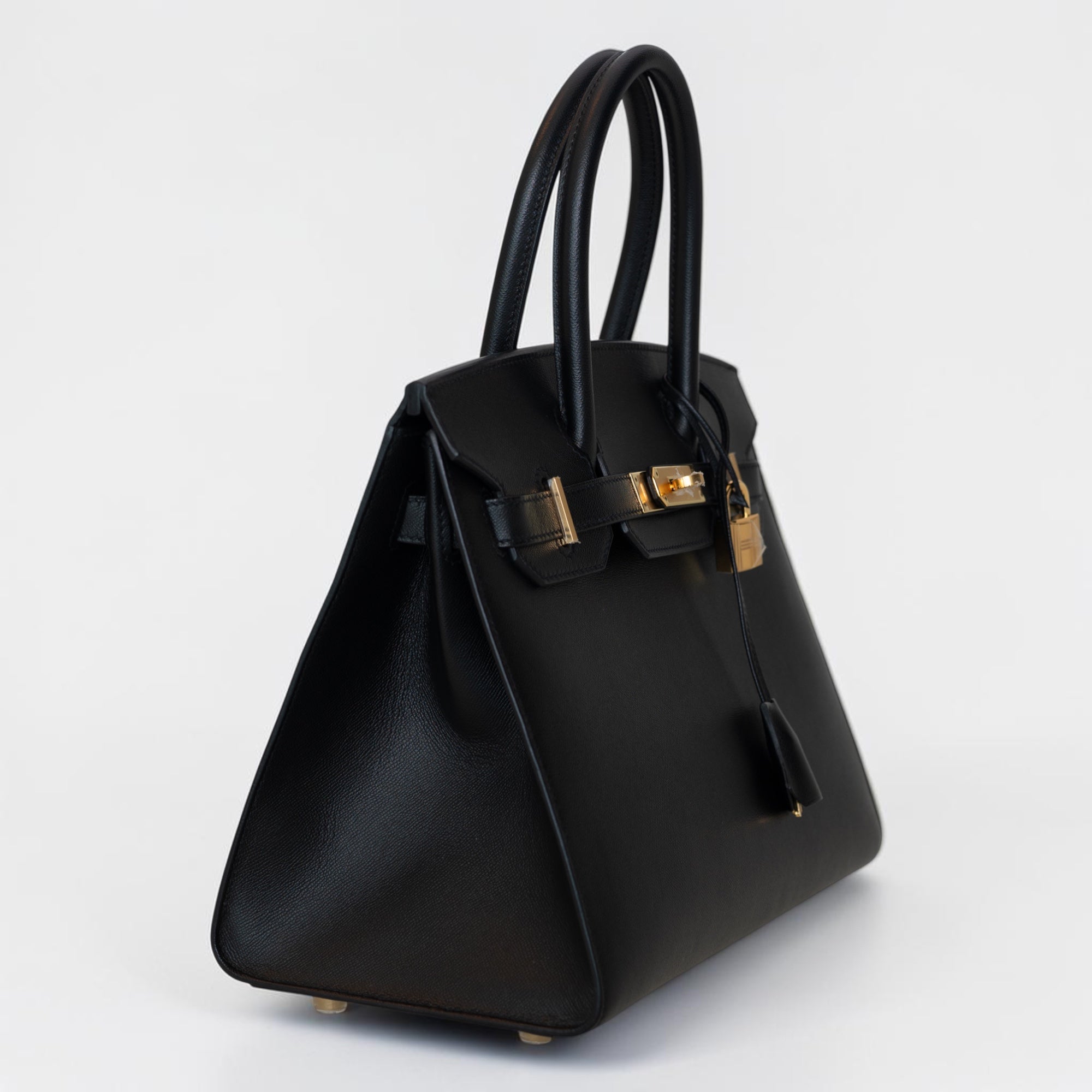 Hermès Birkin 30 Sellier Noir Madame Gold Hardware