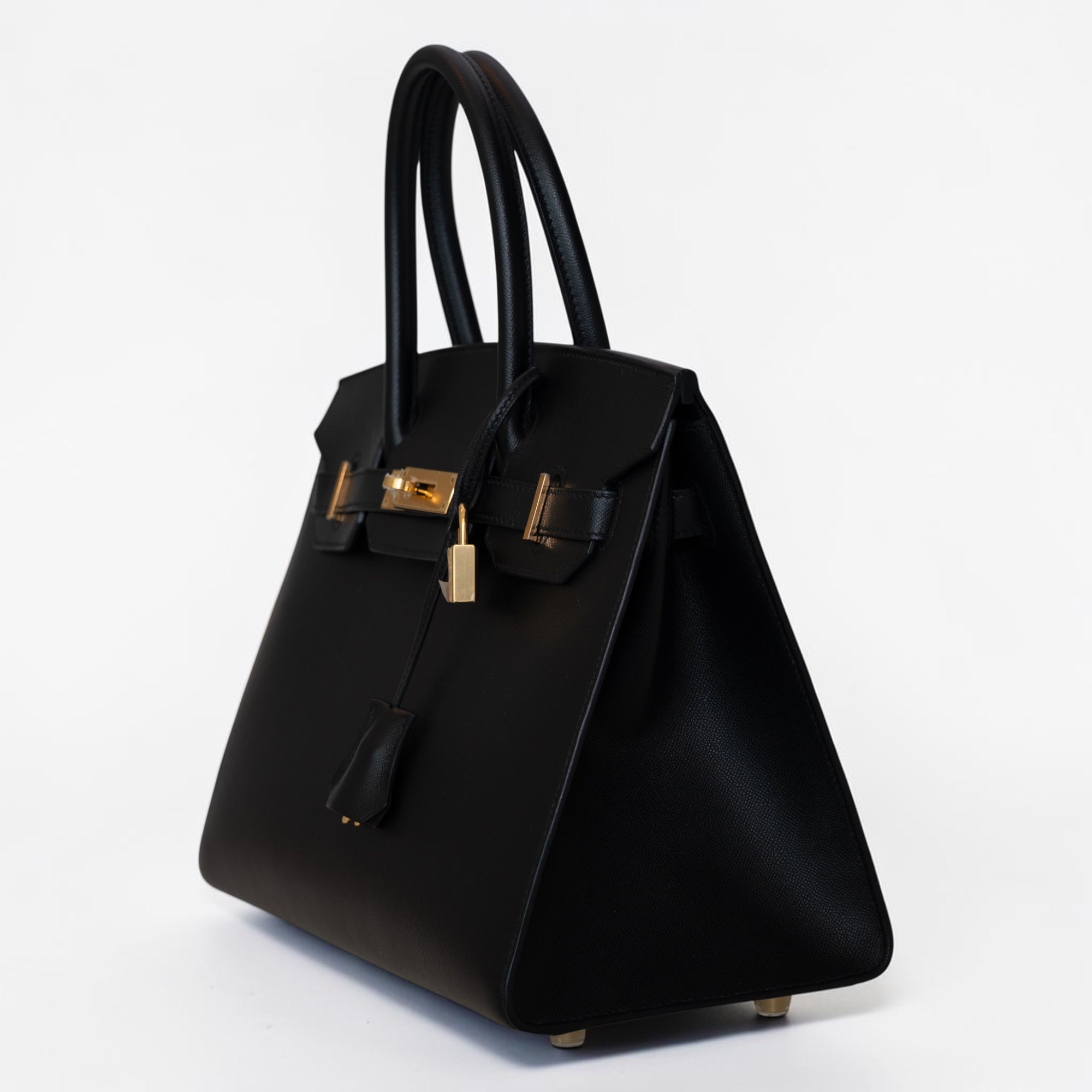 Hermès Birkin 30 Sellier Noir Madame Gold Hardware
