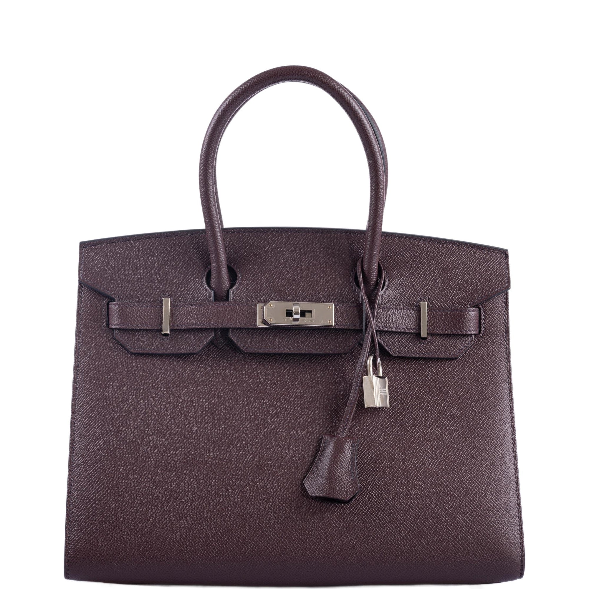 Hermès Birkin 30 Sellier Rouge Epsom Palladium Hardware