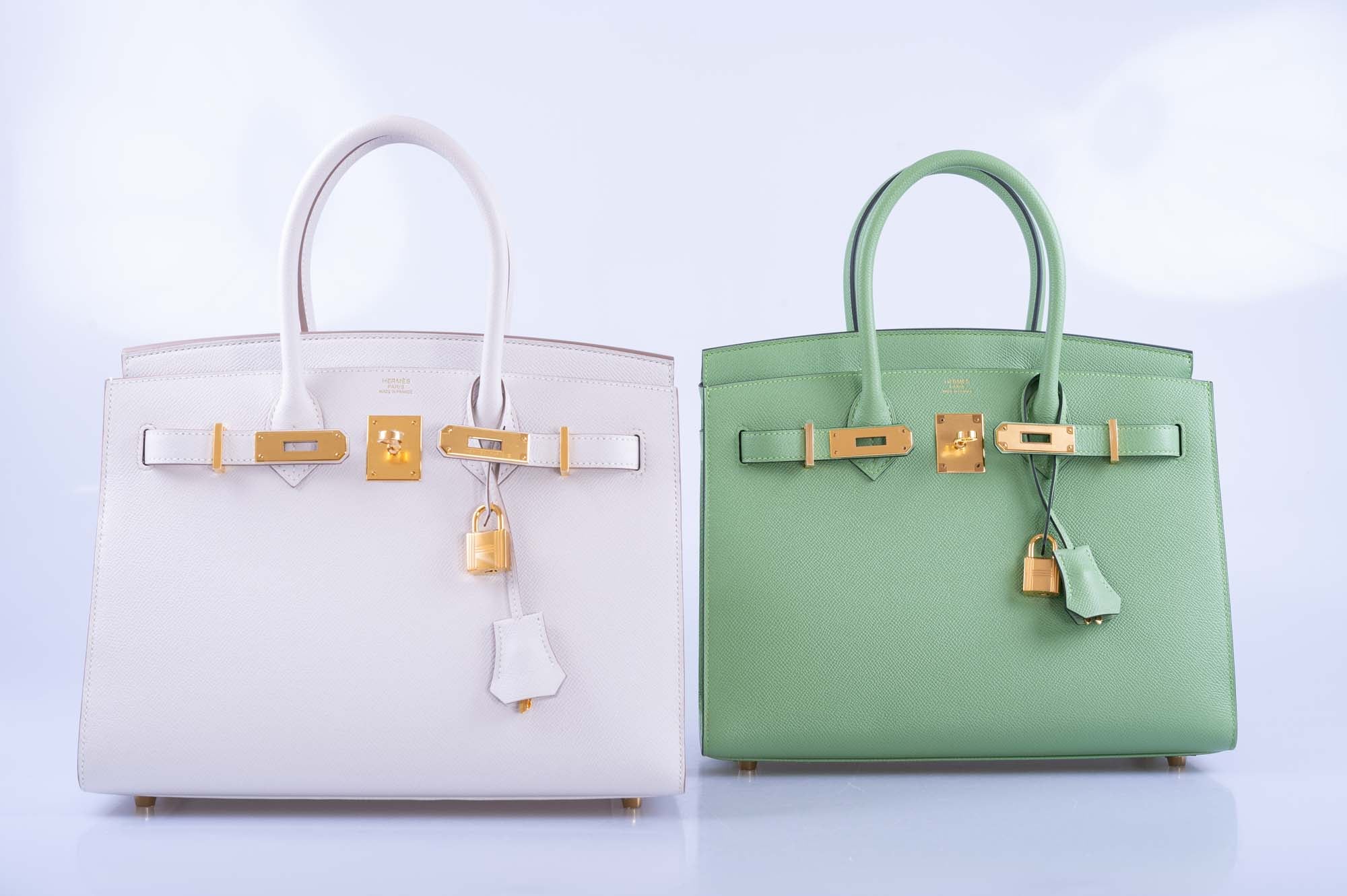 Hermès Birkin 30 Sellier Vert Criquet Epsom Gold Hardware