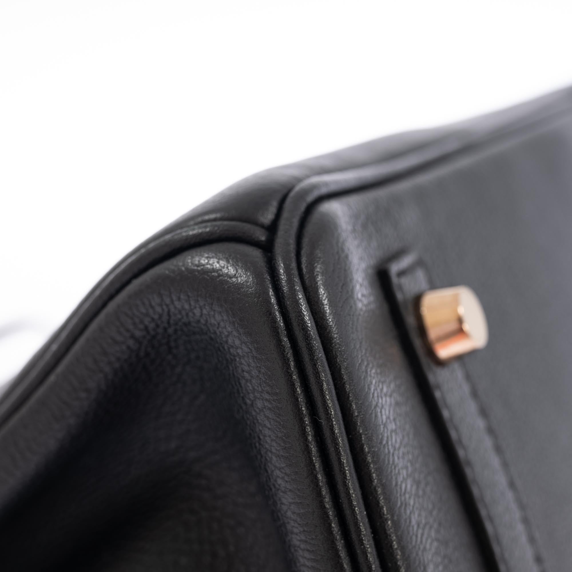 Hermès Birkin 30 Touch Noir Novillo Shiny Niloticus Crocodile Gold Hardware