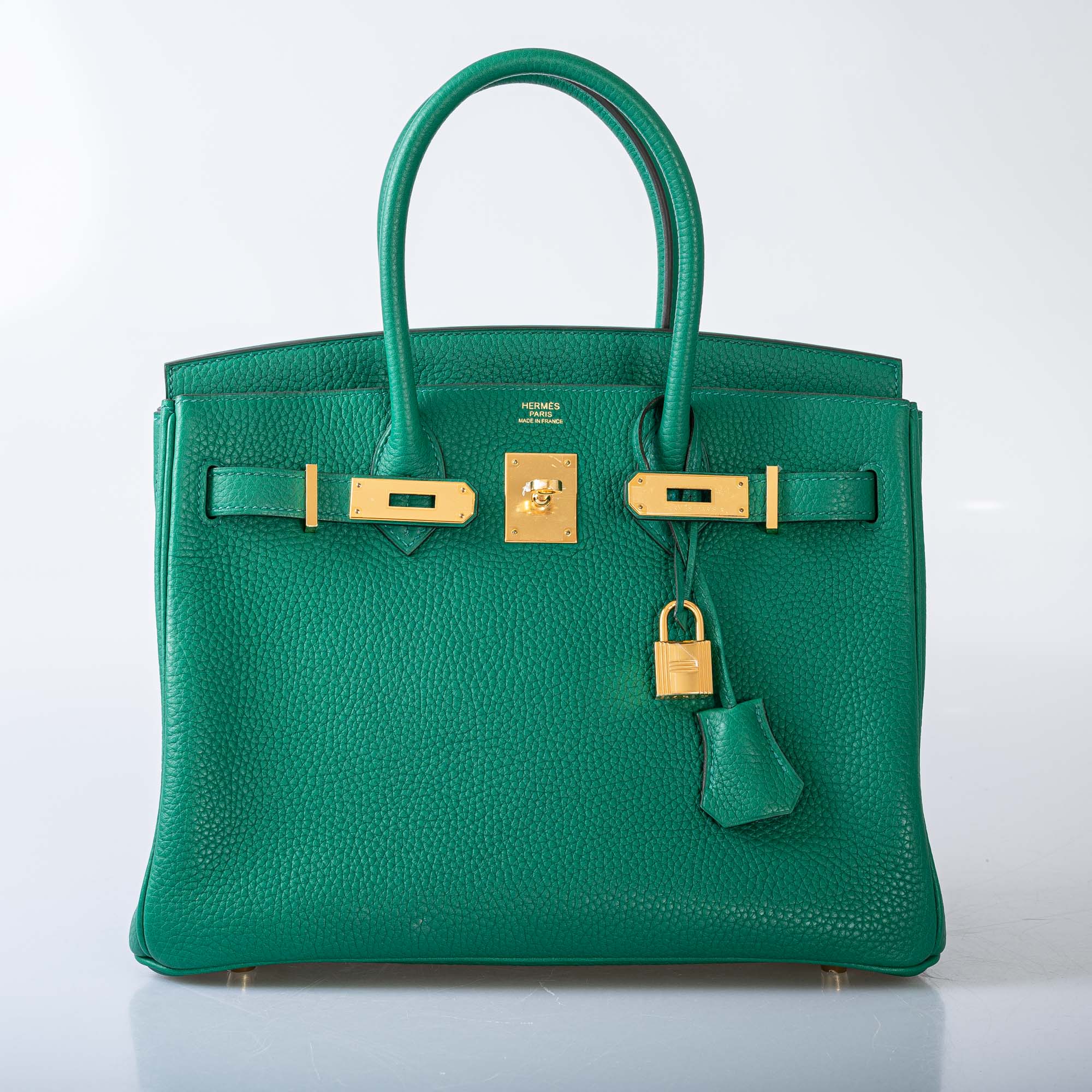 Hermès Birkin 30 Vert Vertigo Togo Gold Hardware