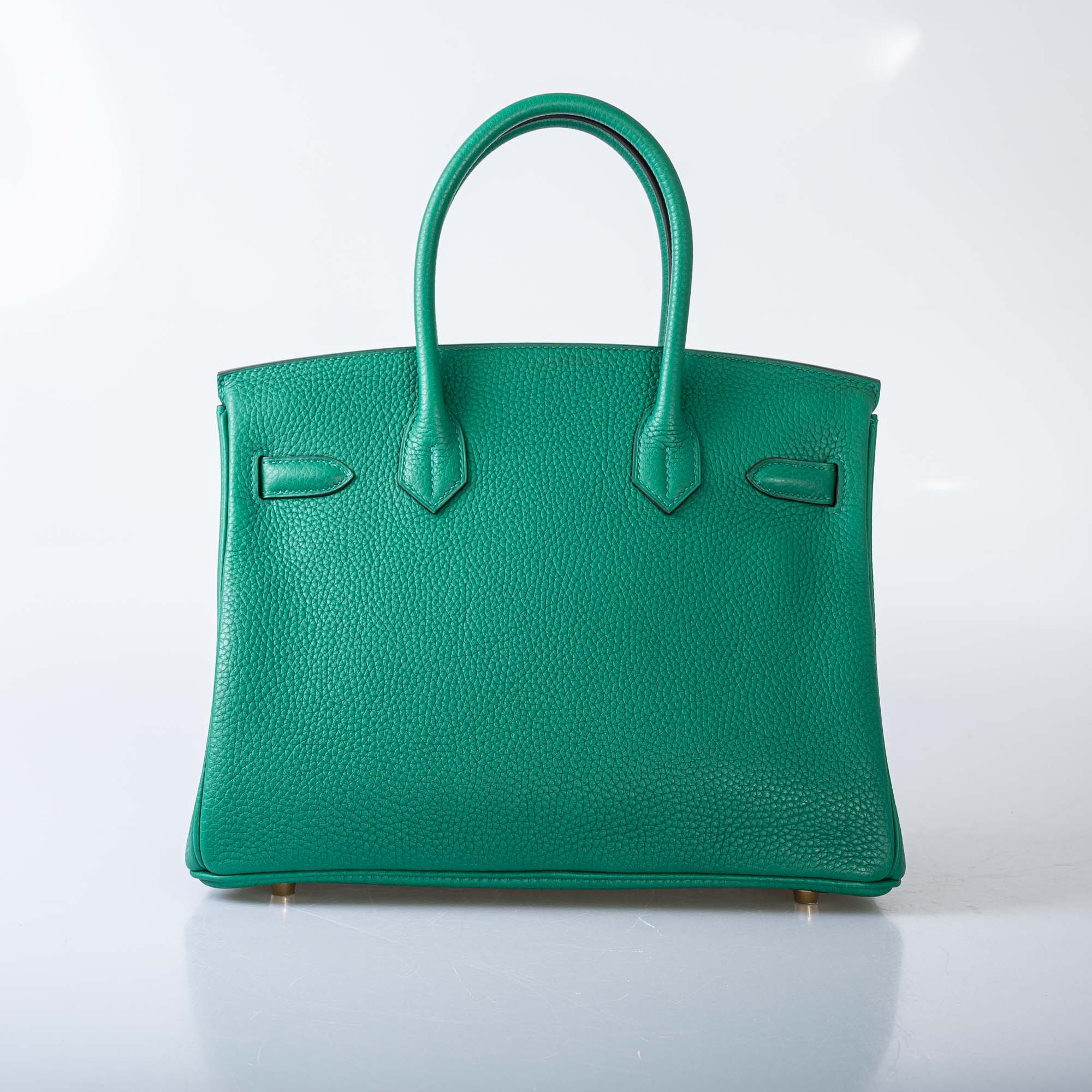 Hermès Birkin 30 Vert Vertigo Togo Gold Hardware