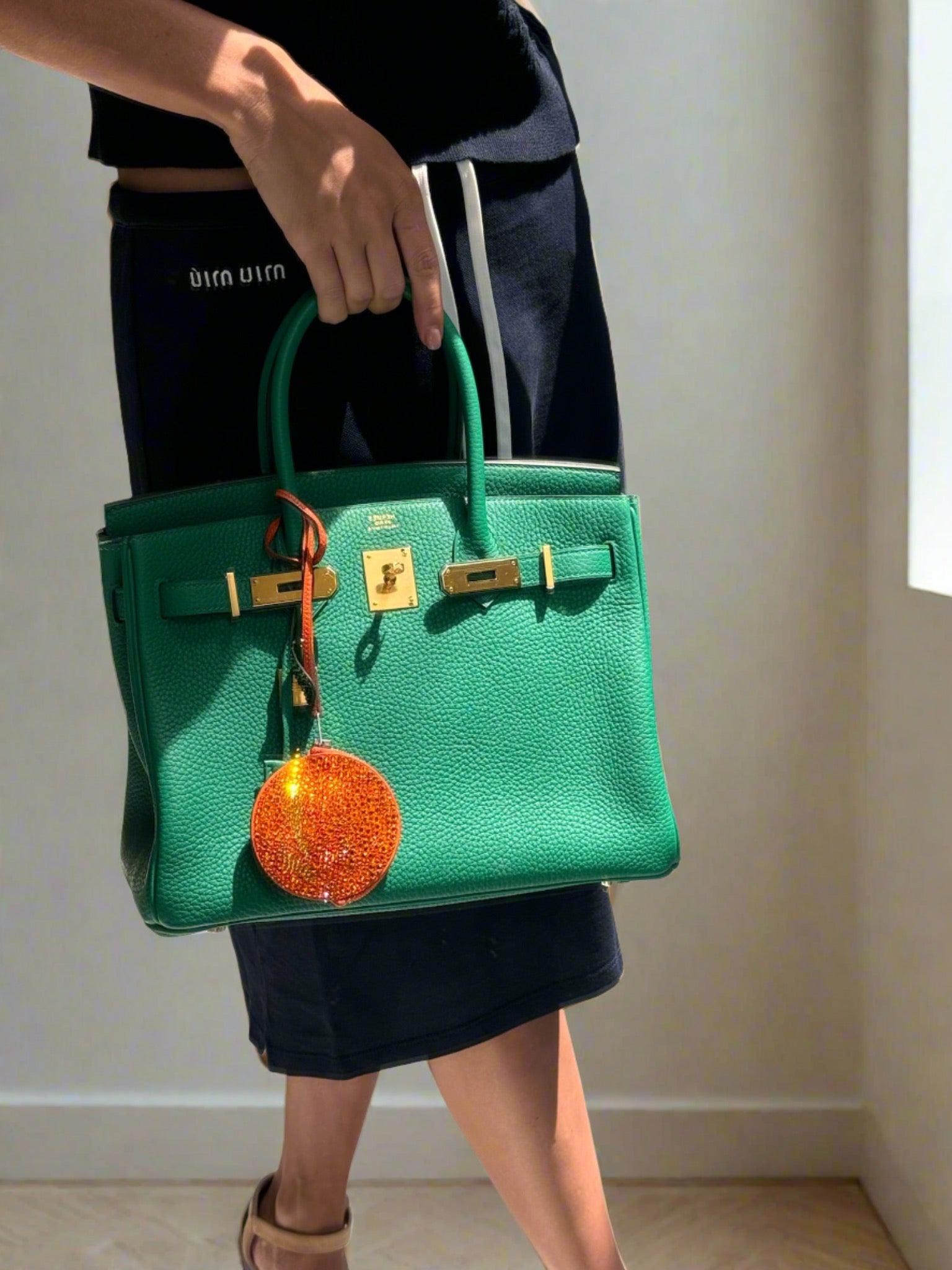 Hermès Birkin 30 Vert Vertigo Togo Gold Hardware