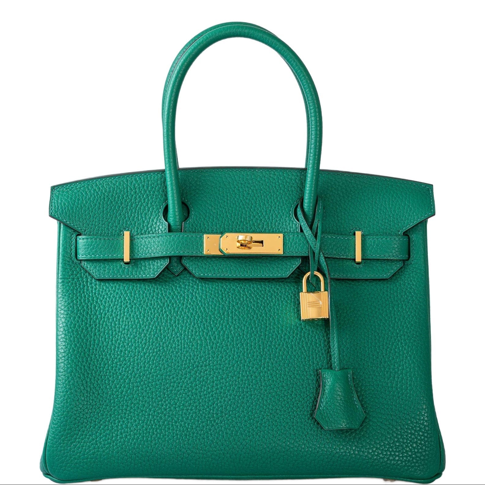 Hermès Birkin 30 Vert Vertigo Togo Gold Hardware