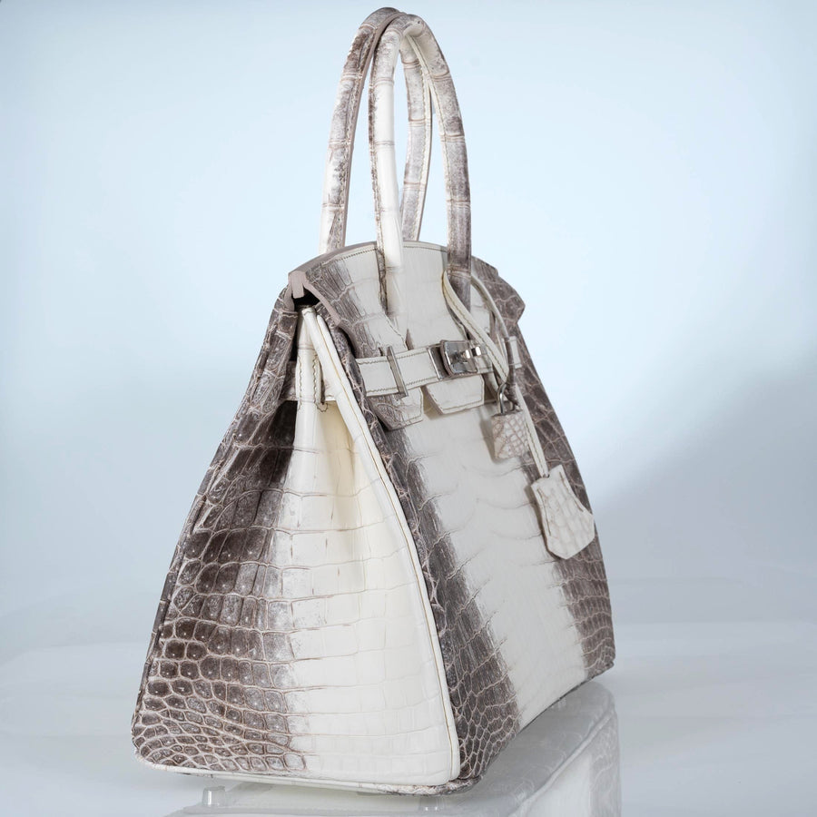 Hermès Birkin 30 in Himalaya Himalaya Niloticus Crocodile with Palladium hardware, image 3 of 11