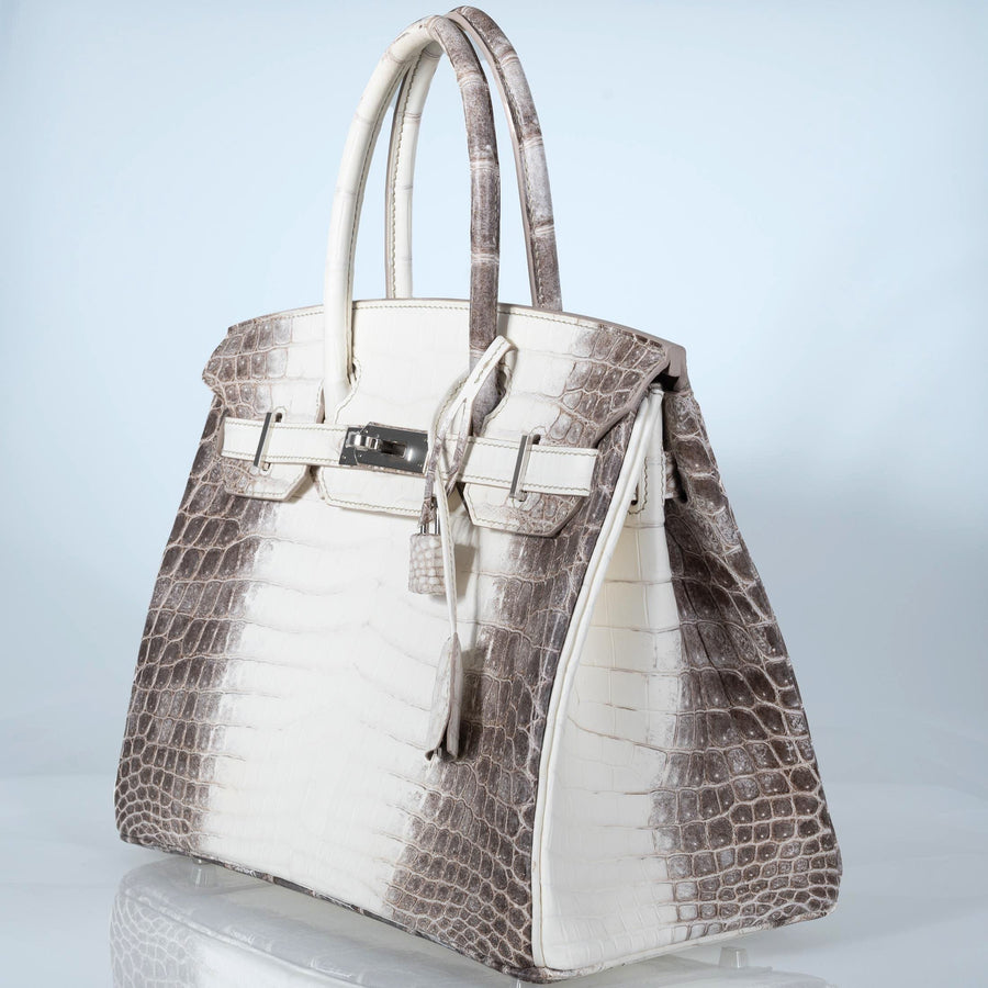 Hermès Birkin 30 in Himalaya Himalaya Niloticus Crocodile with Palladium hardware, image 4 of 11