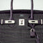 Hermès Birkin 35 Amethyst Porosus Crocodile with Palladium Hardware