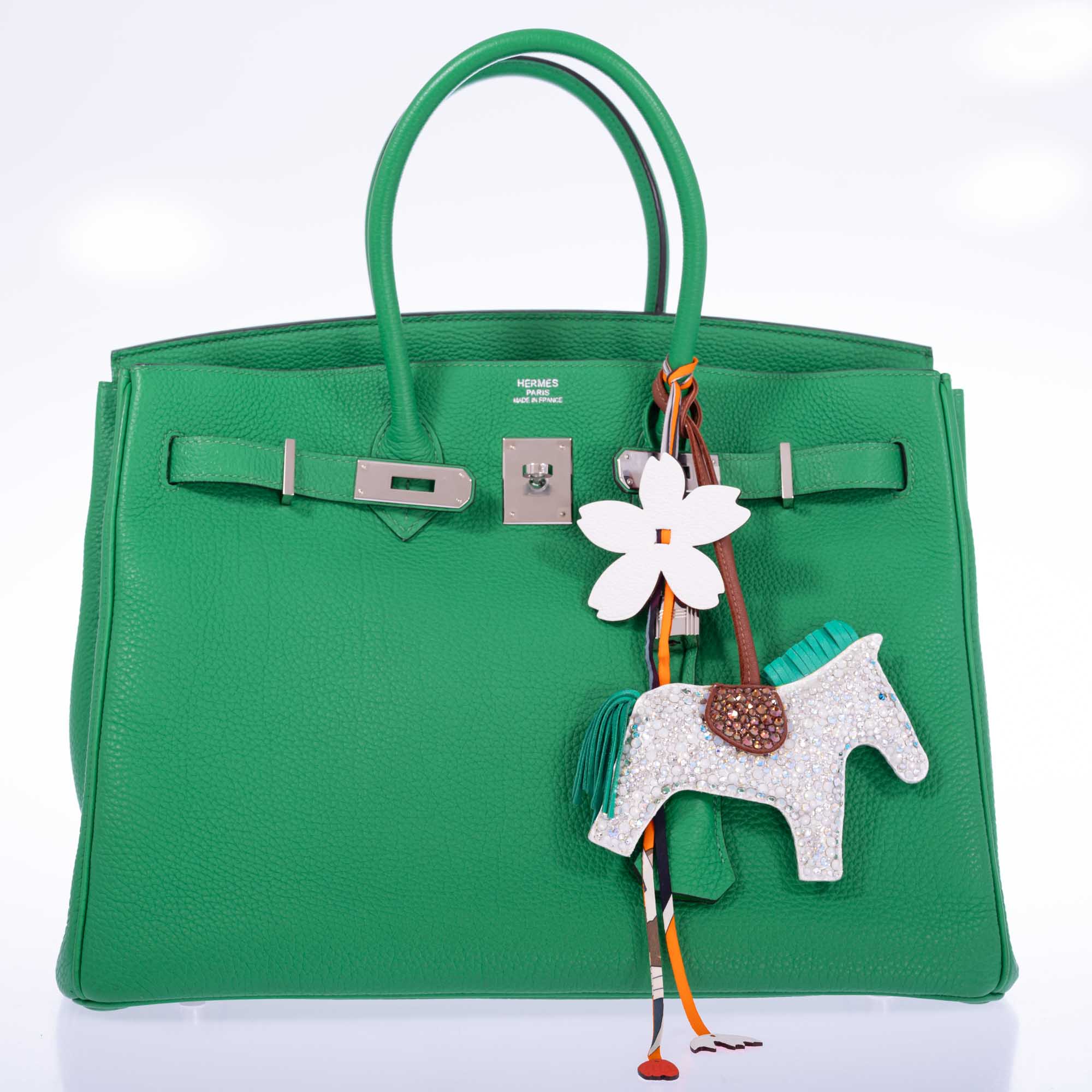 Hermès Birkin 35 Bambou Green Togo with Palladium Hardware