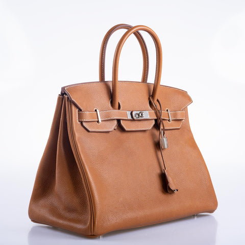 Birkin 35 fauve barenia Clearance