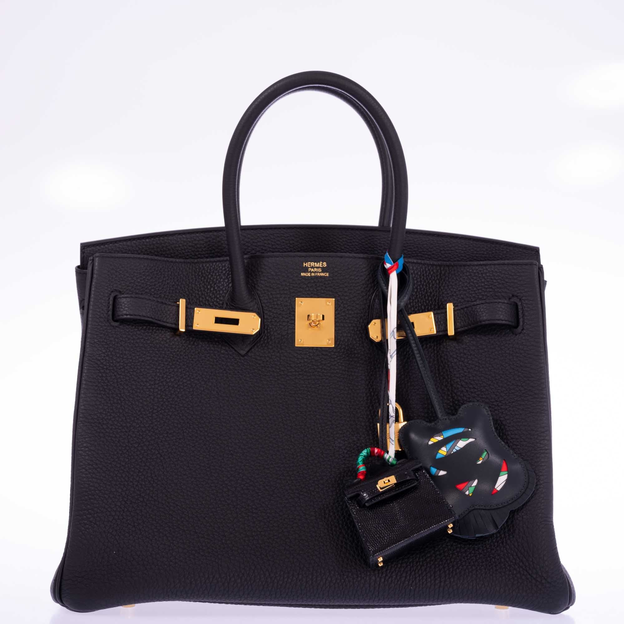 Hermès Birkin 35 Black Togo Gold Hardware