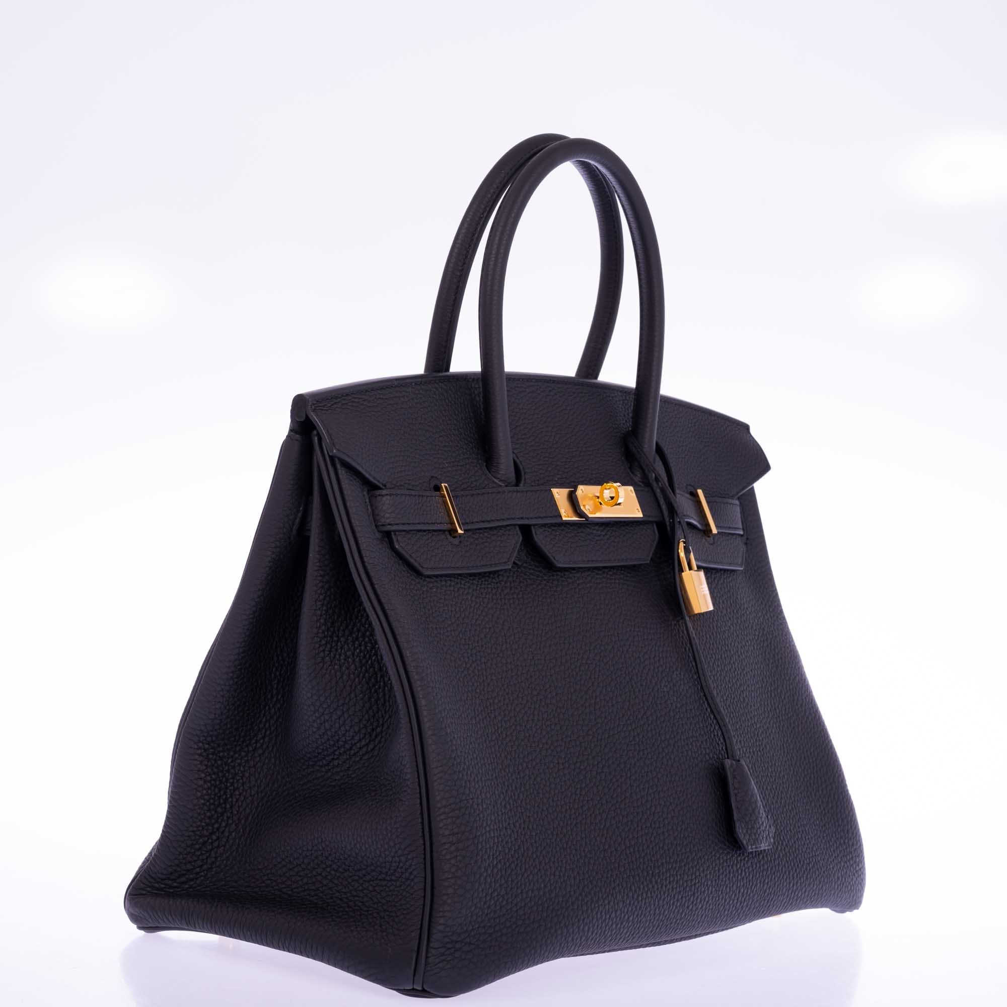 Hermès Birkin 35 Black Togo Gold Hardware