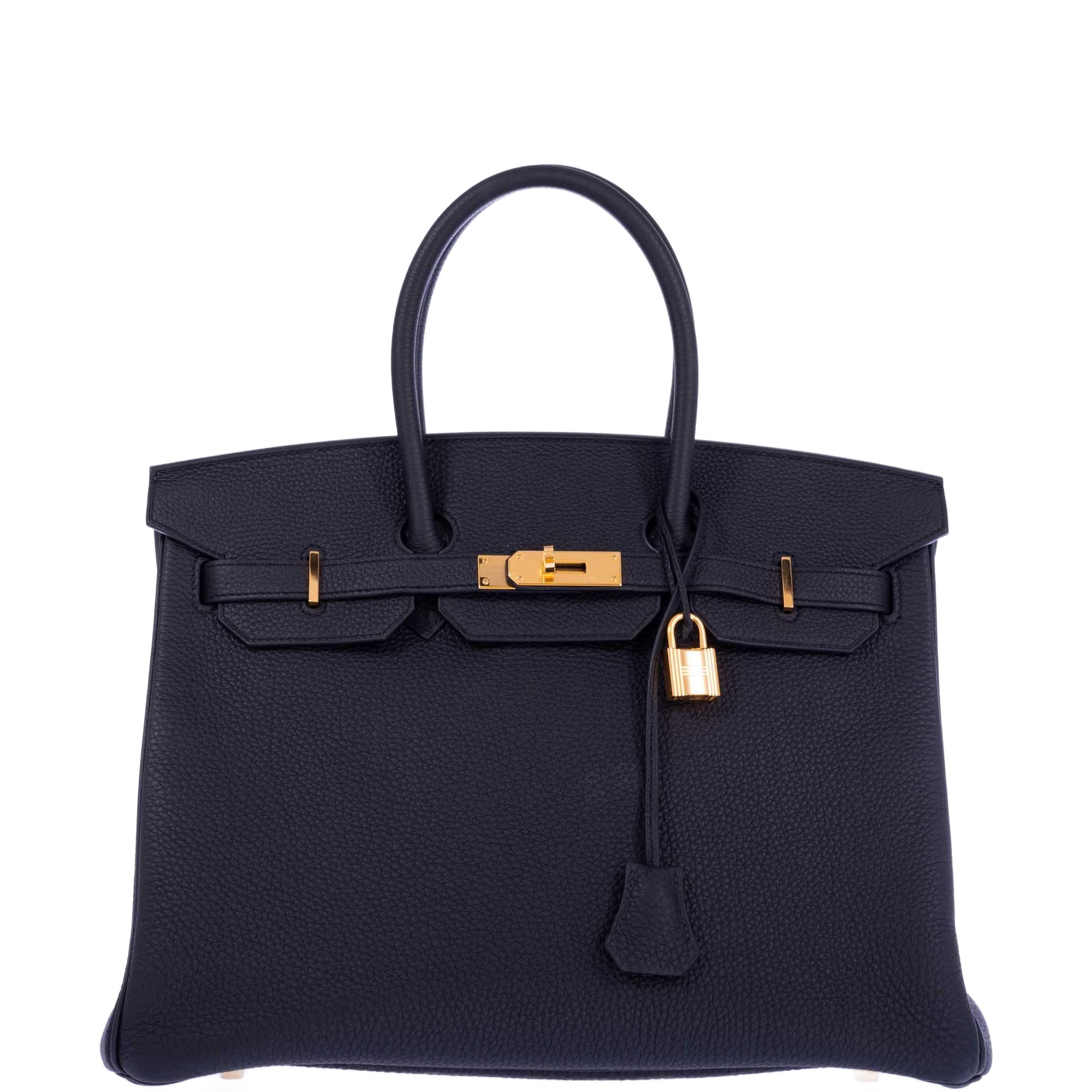 Hermès Birkin 35 Black Togo Gold Hardware