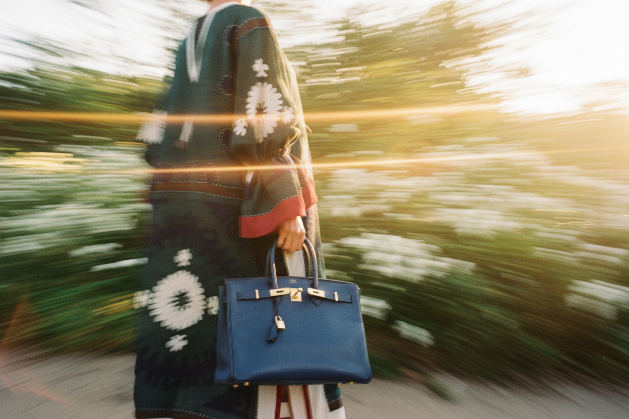 Hermes Birkin 35 Blue Saphire Ardennes leather Gold Hardware