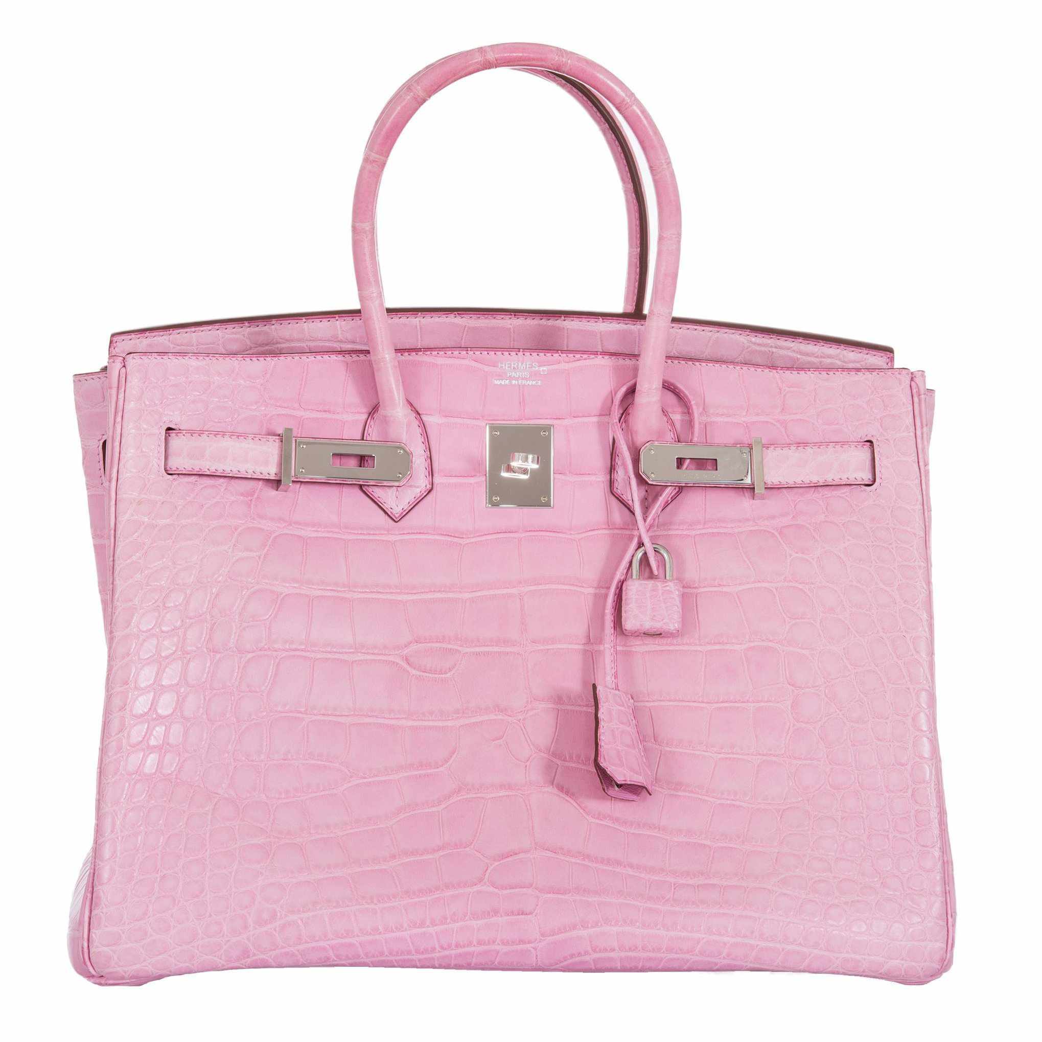 Hermès Birkin 35 Bubblegum 5P Pink Alligator Palladium Hardware