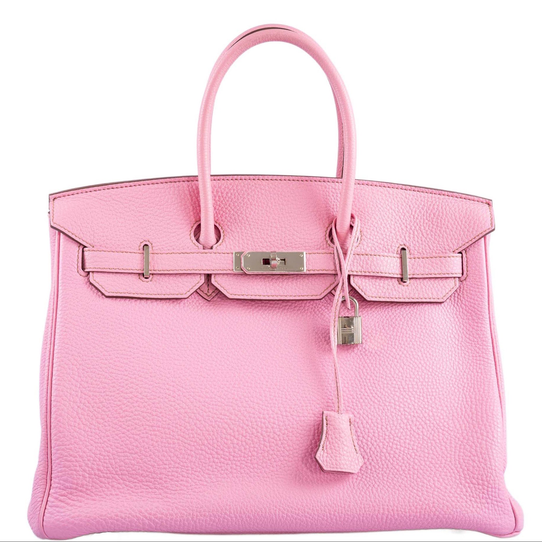 Hermès Birkin 35 "Bubblegum" 5P Pink Togo Palladium Hardware