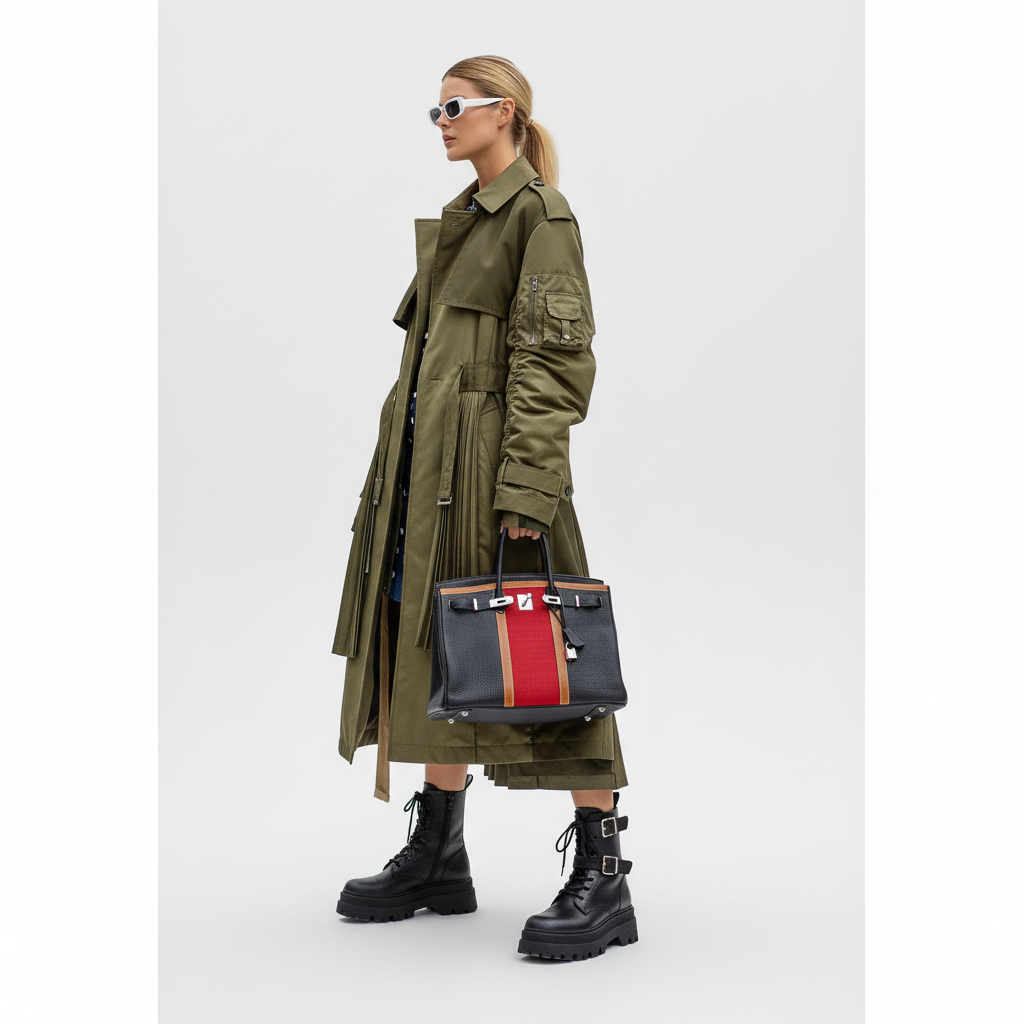 Hermès Birkin 35 Club Bleu Indigo Togo Rouge H Crin Fauve Barenia Palladium Hardware