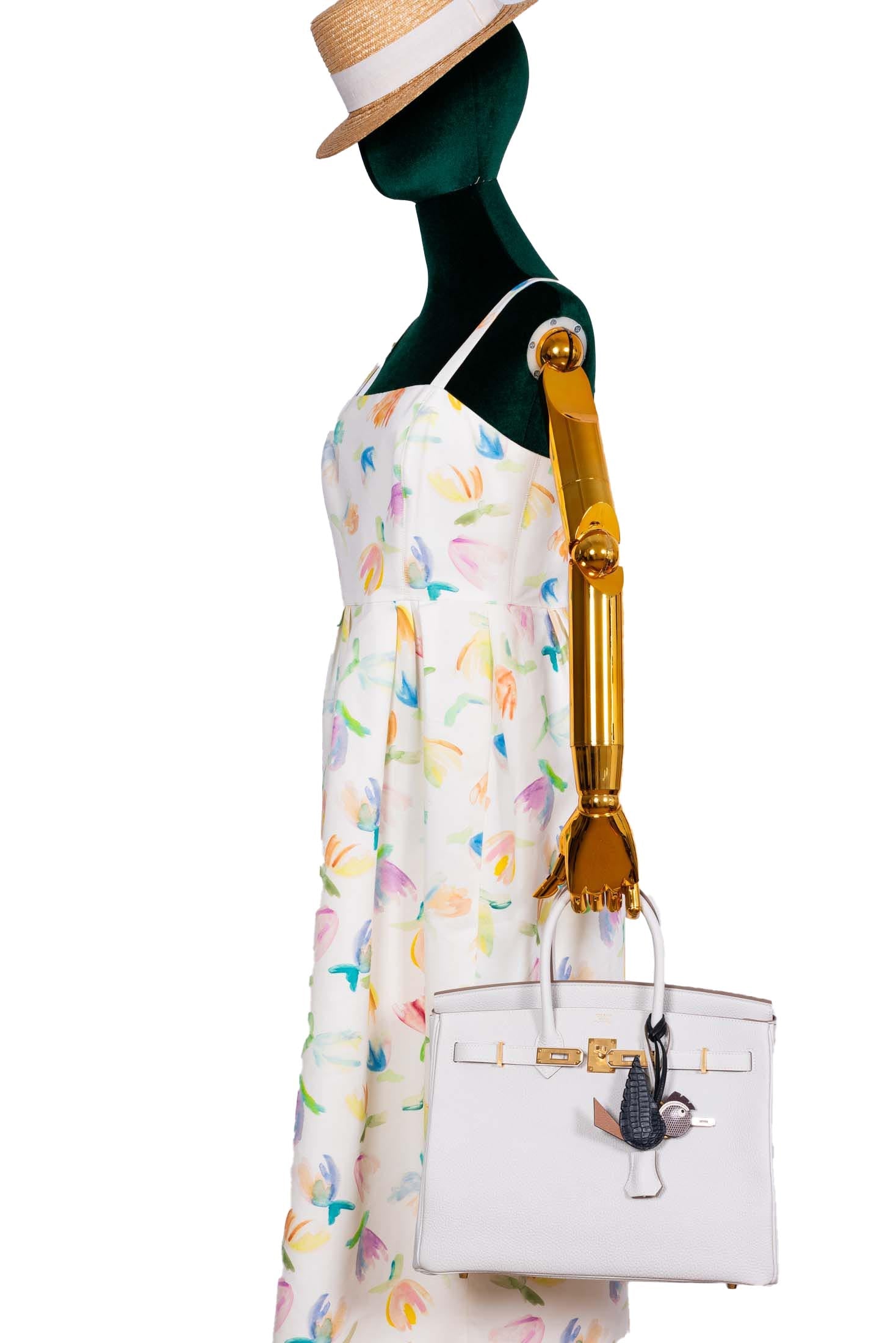 Hermès Birkin 35 Gris Pale Togo Gold Hardware