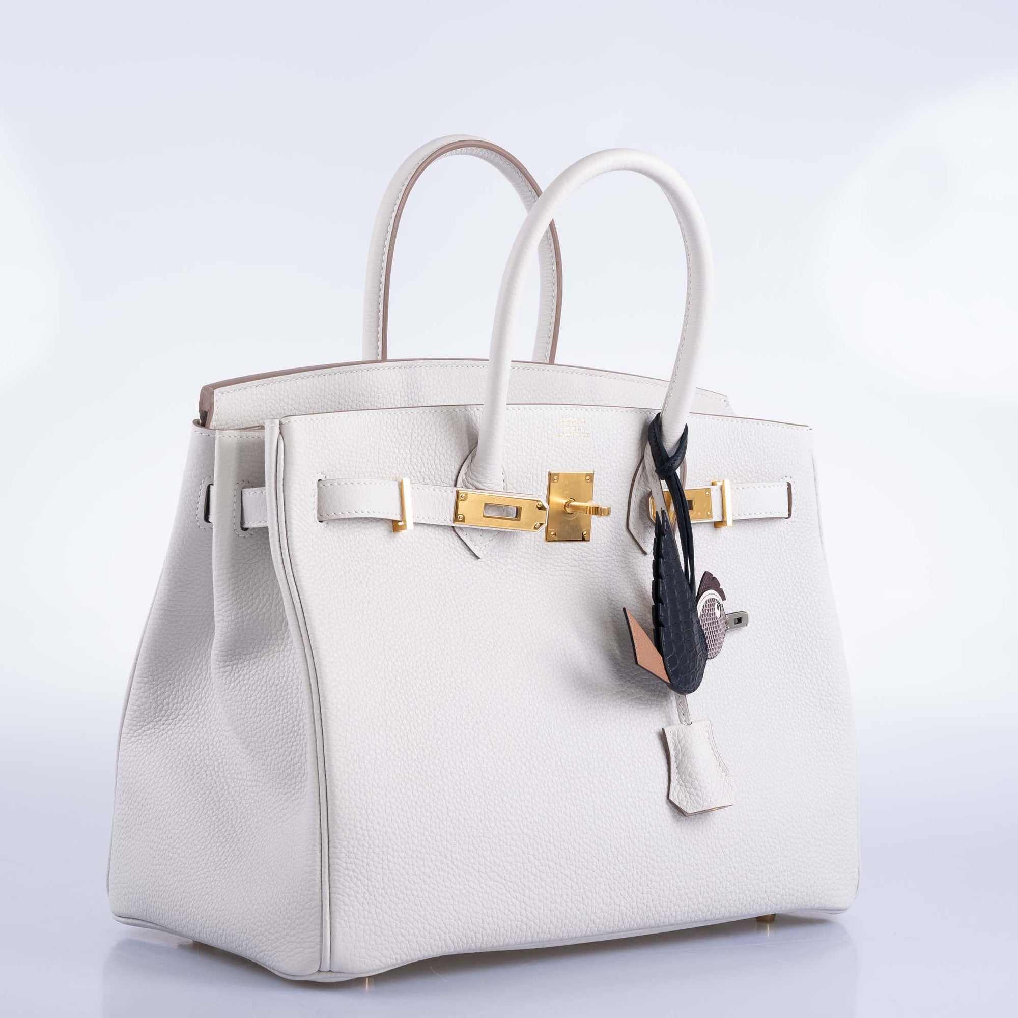Hermès Birkin 35 Gris Pale Togo Gold Hardware