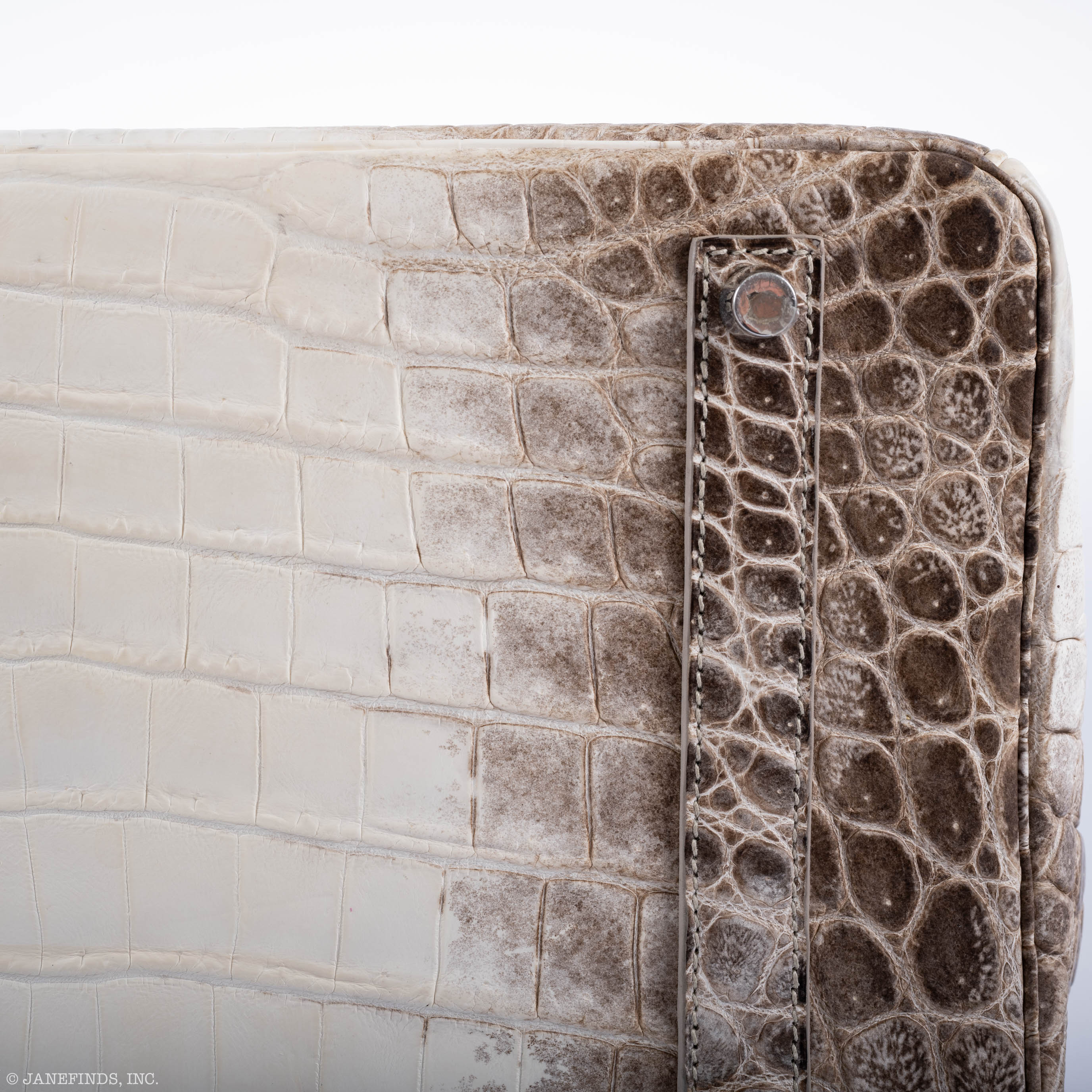 Hermès Birkin 35 Himalaya Niloticus Crocodile 18K White Gold & Diamond Hardware