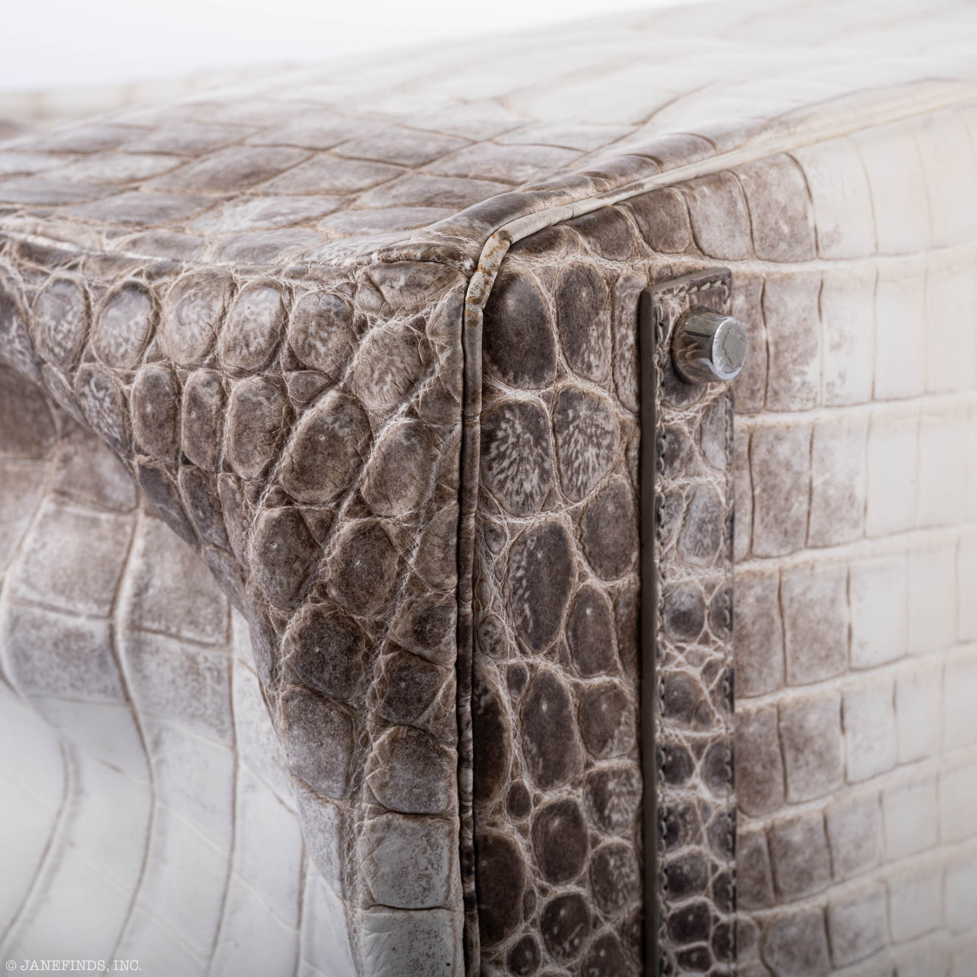 Hermès Birkin 35 Himalaya Niloticus Crocodile 18K White Gold & Diamond Hardware