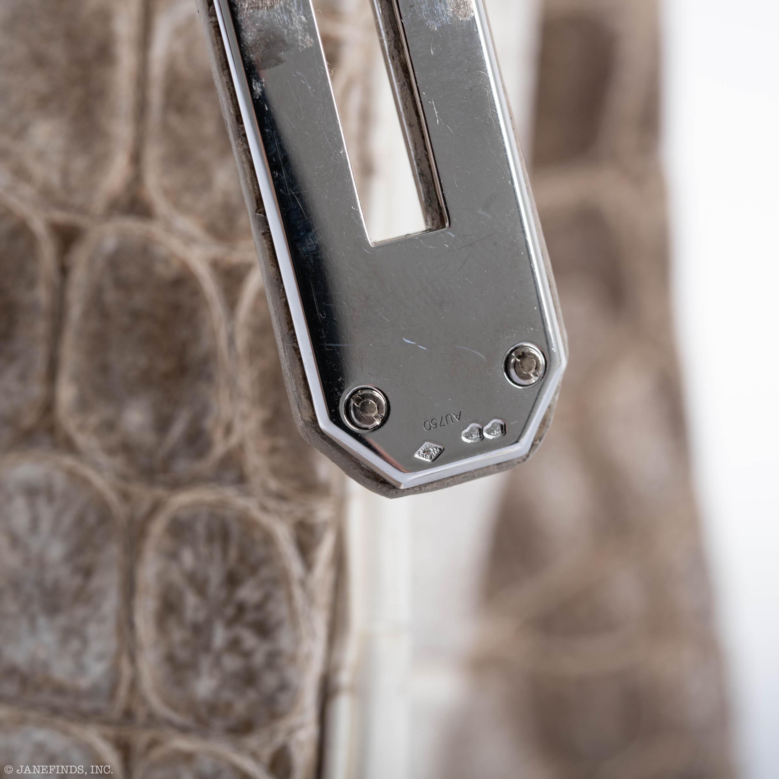 Hermès Birkin 35 Himalaya Niloticus Crocodile 18K White Gold & Diamond Hardware