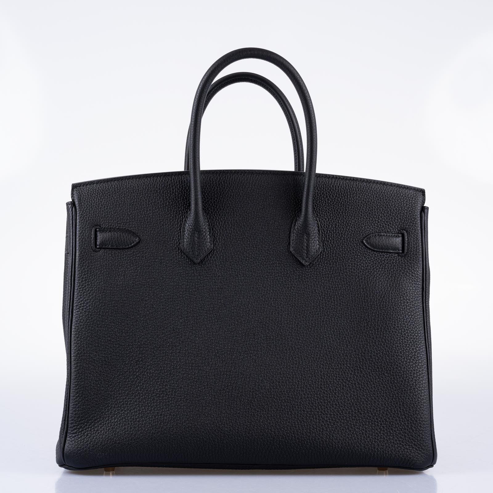 Hermès Birkin 35 Noir Togo Rose Gold Hardware