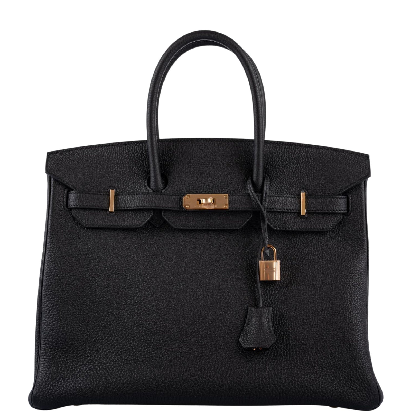 Hermès Birkin 35 Noir Togo Rose Gold Hardware
