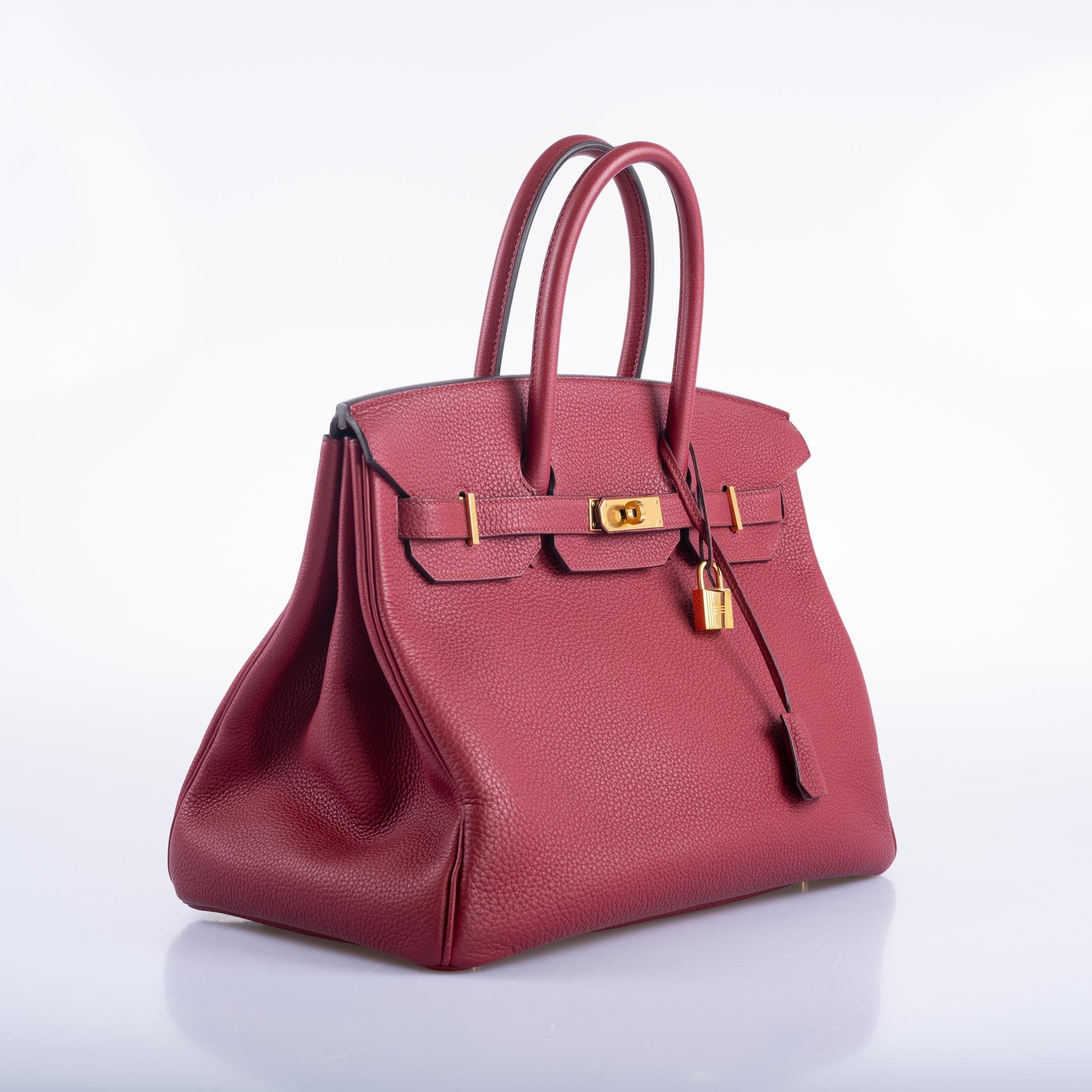 Hermès Birkin 35 Rouge Grenat Togo Gold Hardware