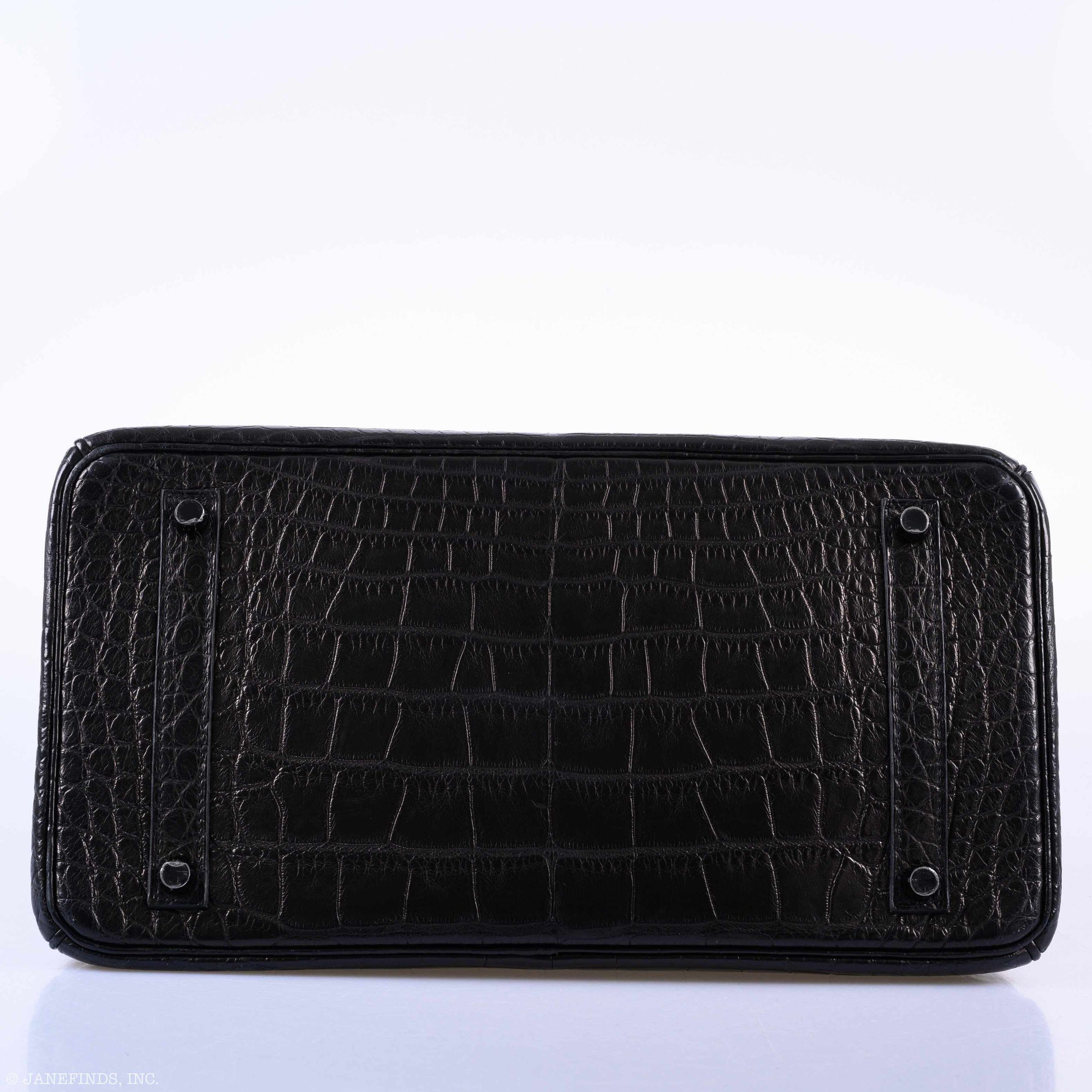 Hermès Birkin 35 SO BLACK Matte Alligator PVD Hardware