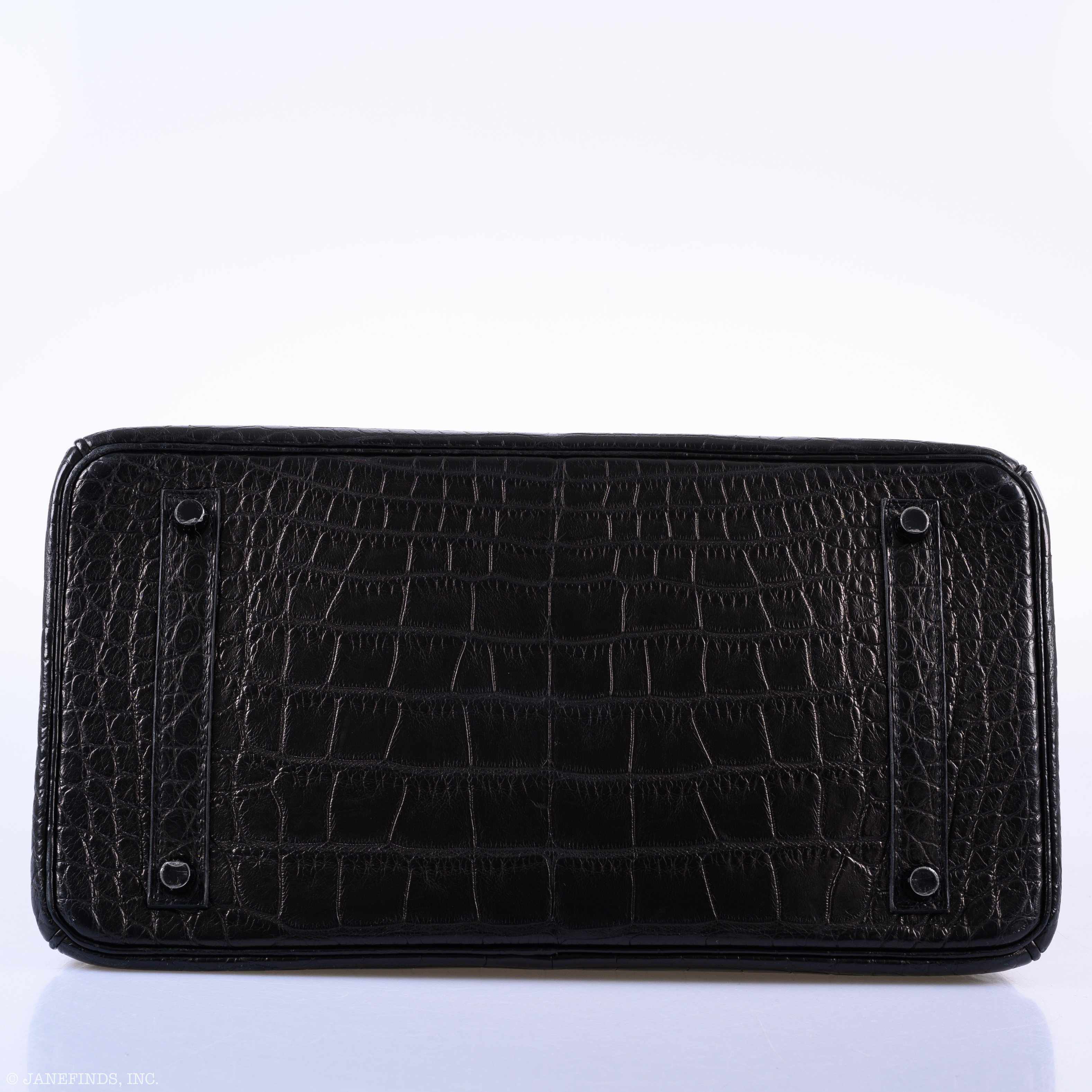 Hermès Birkin 35 SO BLACK Matte Alligator PVD Hardware