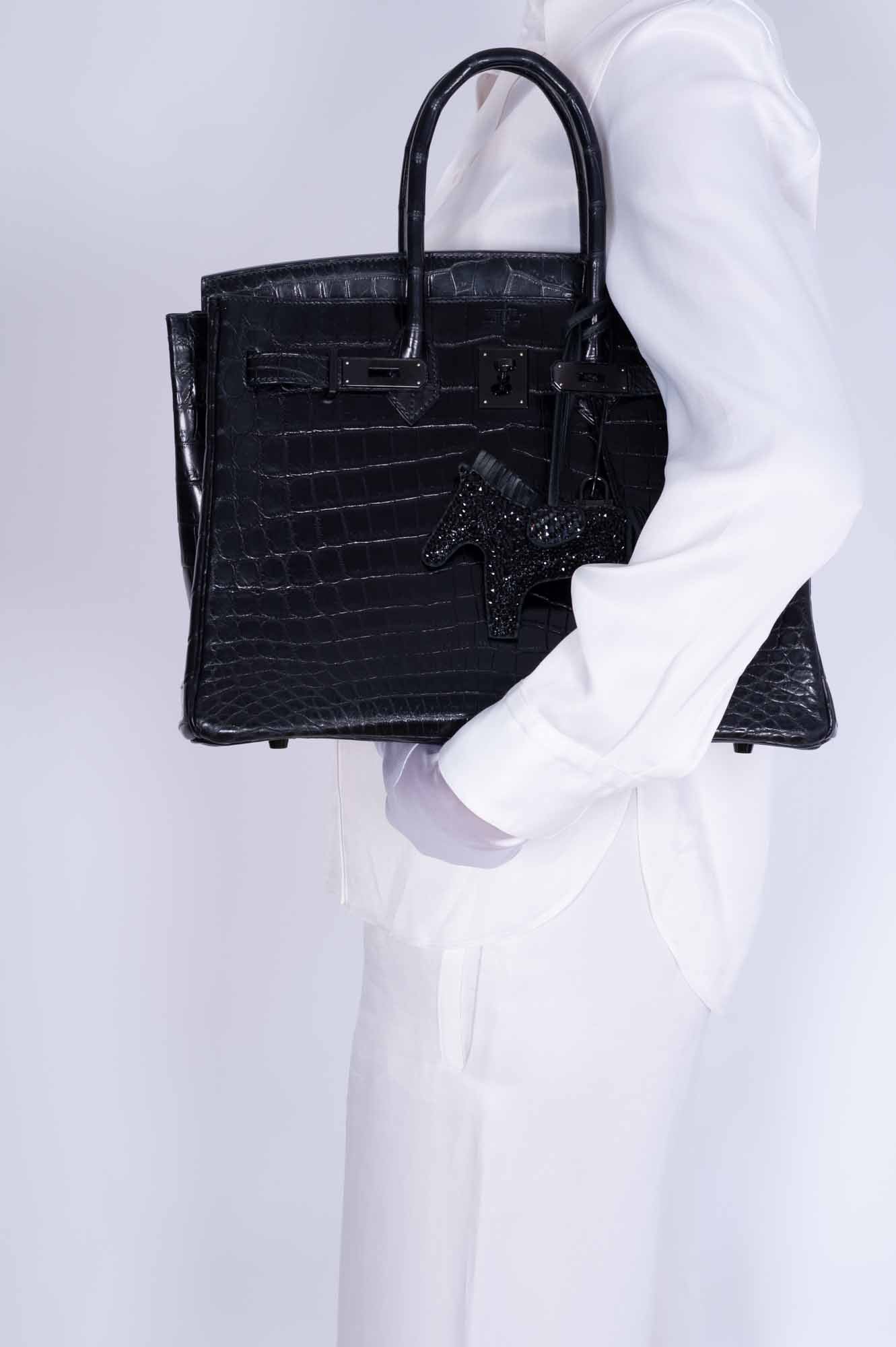 Hermès Birkin 35 SO BLACK Matte Niloticus Crocodile PVD Black Hardware