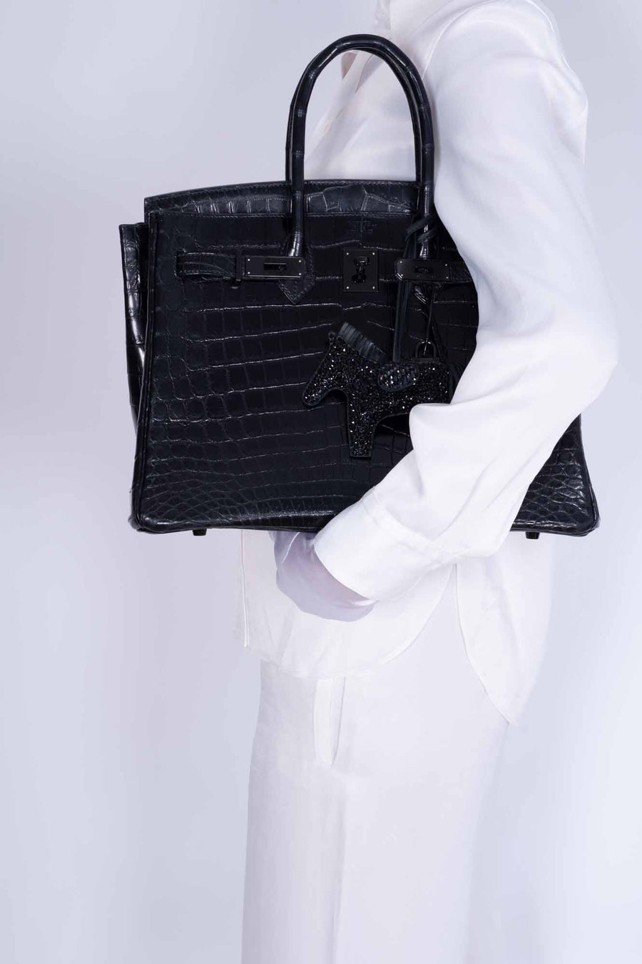 Hermès Birkin 35 SO BLACK Matte Niloticus Crocodile PVD Hardware