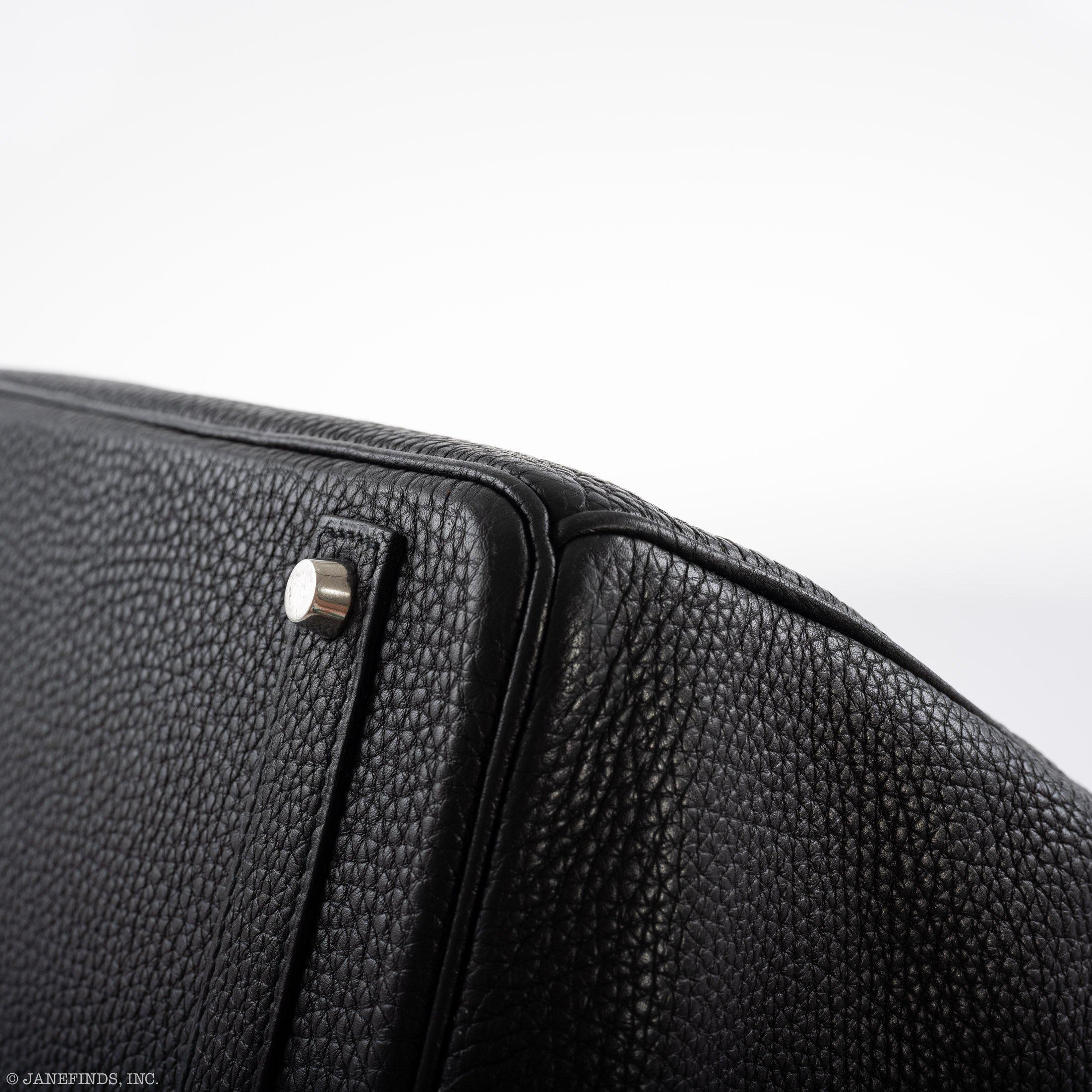 Hermès Birkin 40 Black Togo leather Palladium Hardware