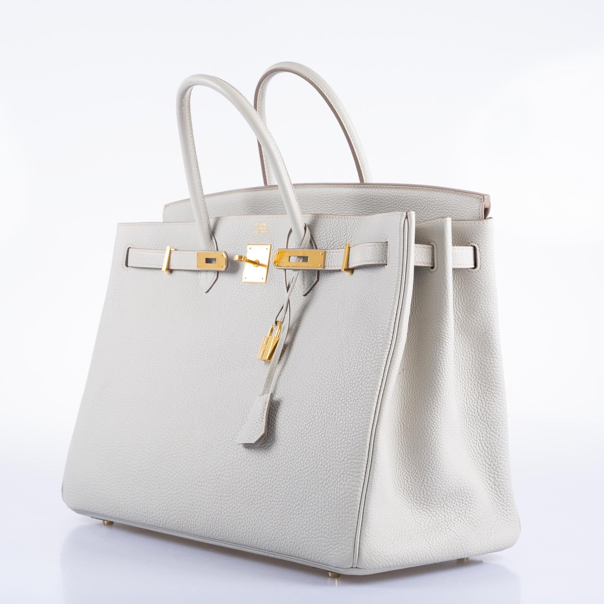 Hermès Birkin 40 Gris Perle Togo Gold Hardware