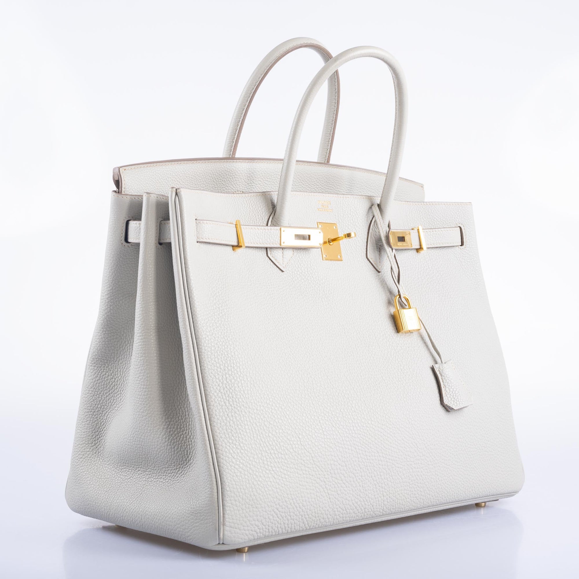Hermès Birkin 40 Gris Perle Togo Gold Hardware